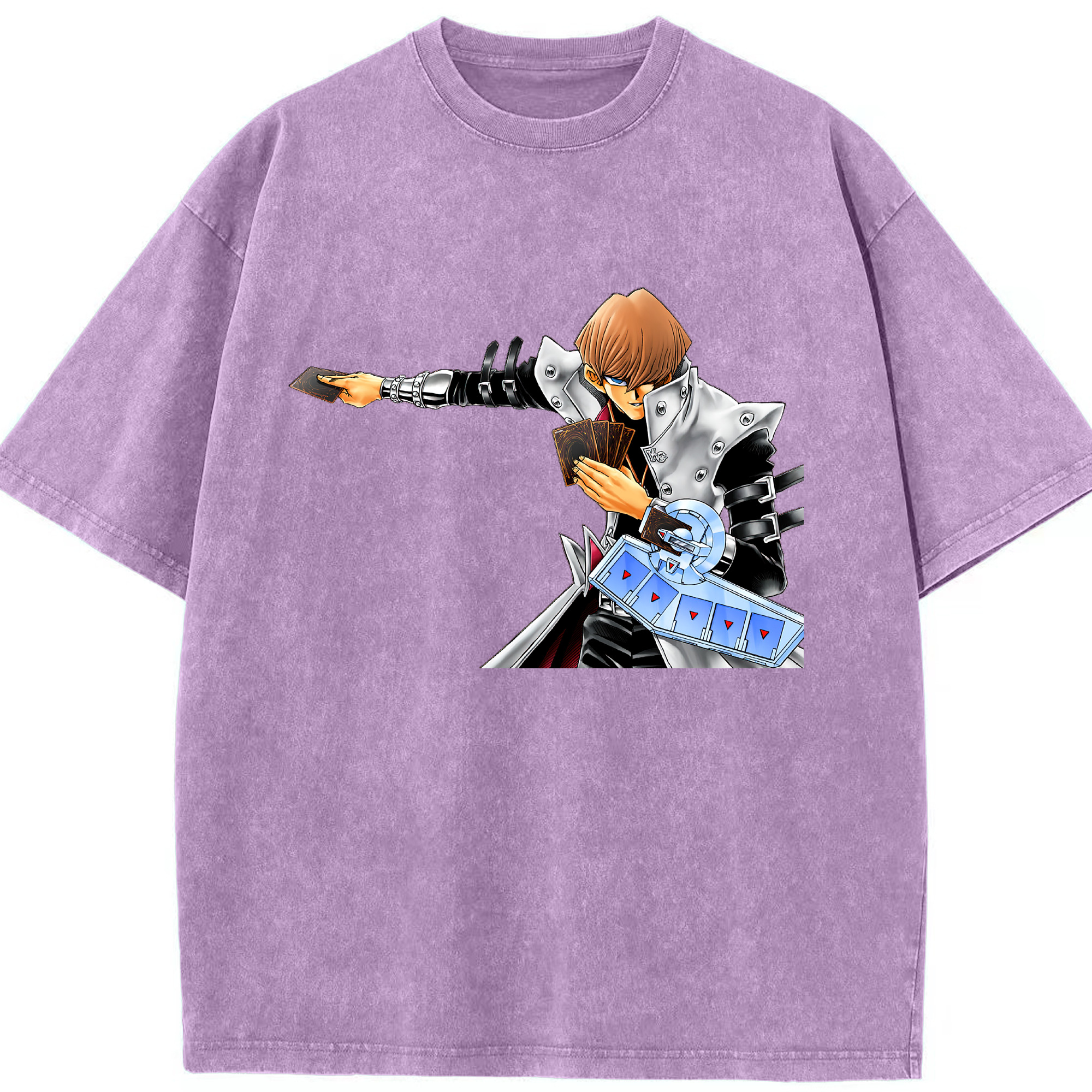 （画像用） 遊☆戯☆王 Yu-Gi-Oh! 綿100% ヴィンテージ風 半袖Tシャツ（フロントプリント）