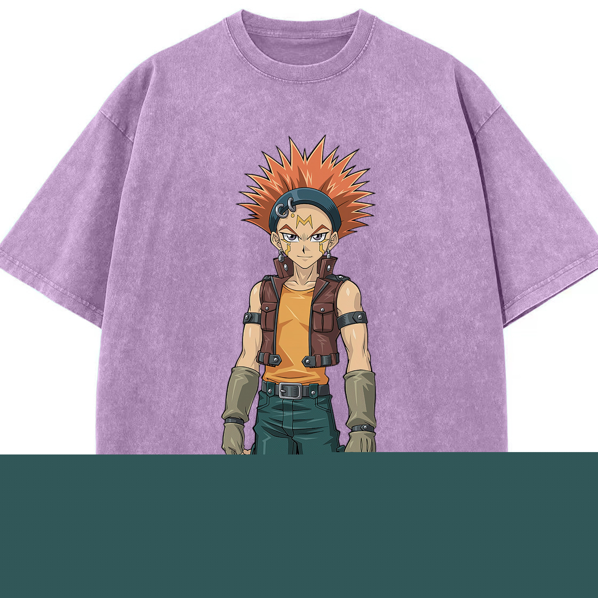 （画像用） 遊☆戯☆王 Yu-Gi-Oh! 綿100% ヴィンテージ風 半袖Tシャツ（フロントプリント）
