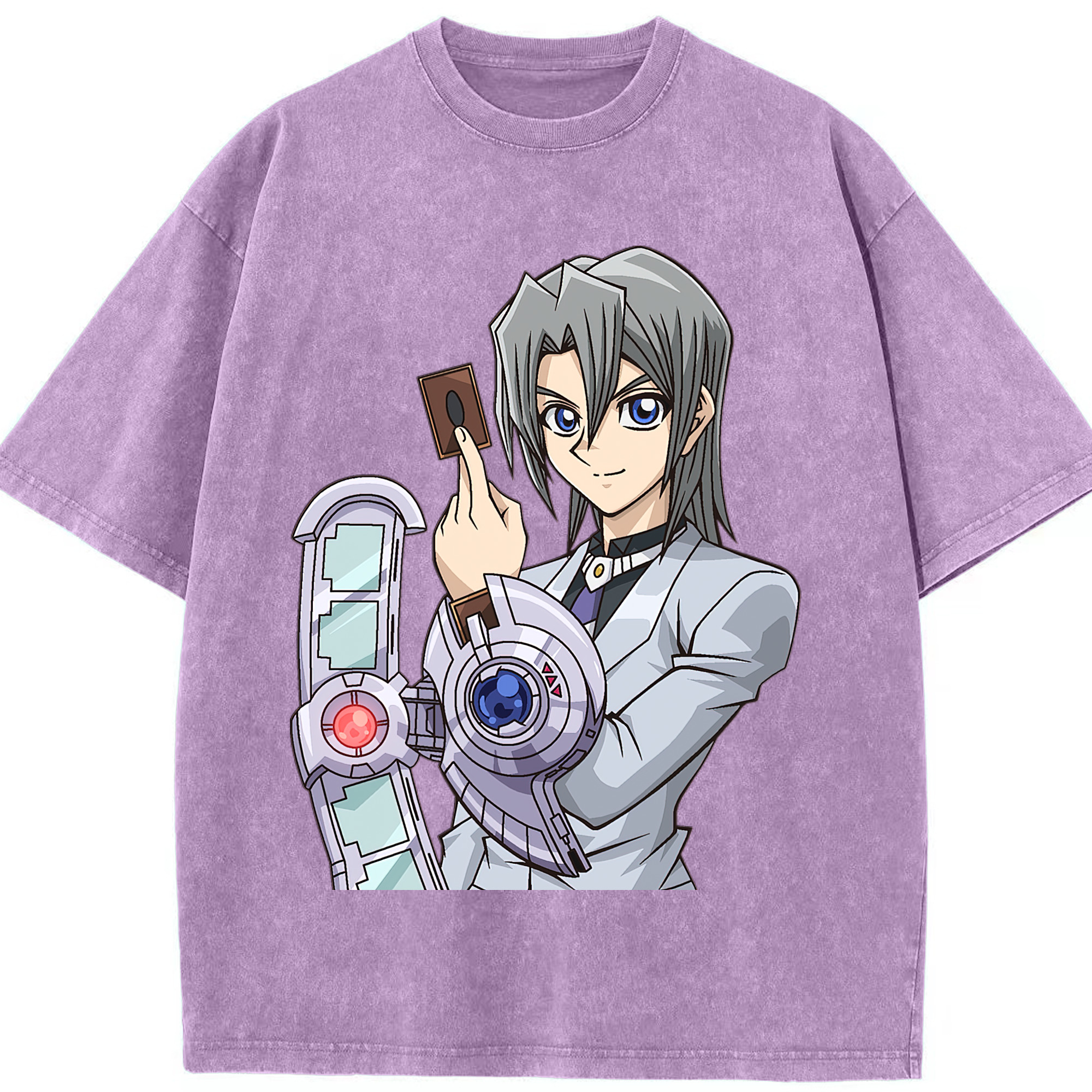 （画像用） 遊☆戯☆王 Yu-Gi-Oh! 綿100% ヴィンテージ風 半袖Tシャツ（フロントプリント）