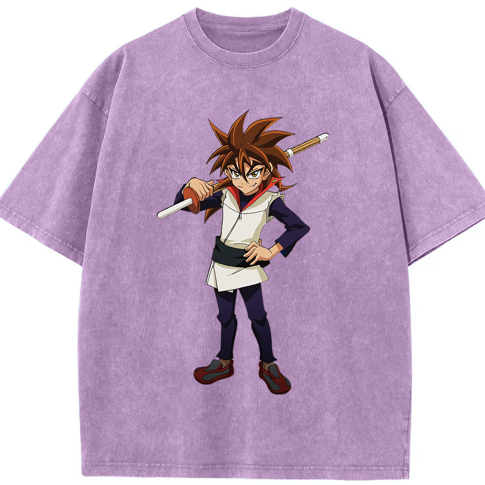 （画像用） 遊☆戯☆王 Yu-Gi-Oh! 綿100% ヴィンテージ風 半袖Tシャツ（フロントプリント）