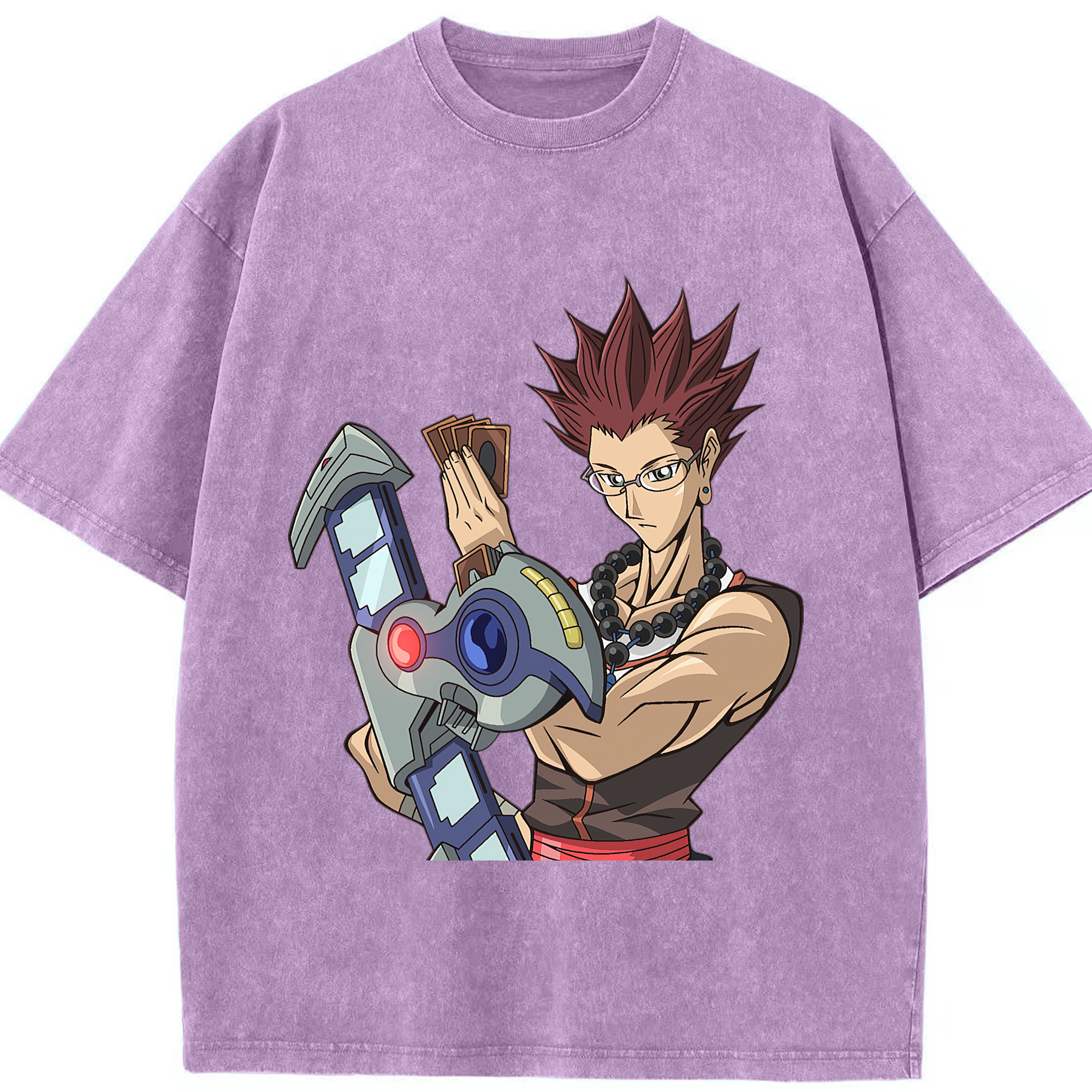（画像用） 遊☆戯☆王 Yu-Gi-Oh! 綿100% ヴィンテージ風 半袖Tシャツ（フロントプリント）