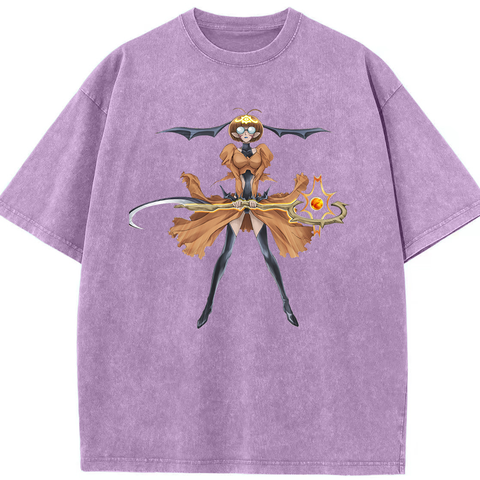 （画像用） 遊☆戯☆王 Yu-Gi-Oh! 綿100% ヴィンテージ風 半袖Tシャツ（フロントプリント）