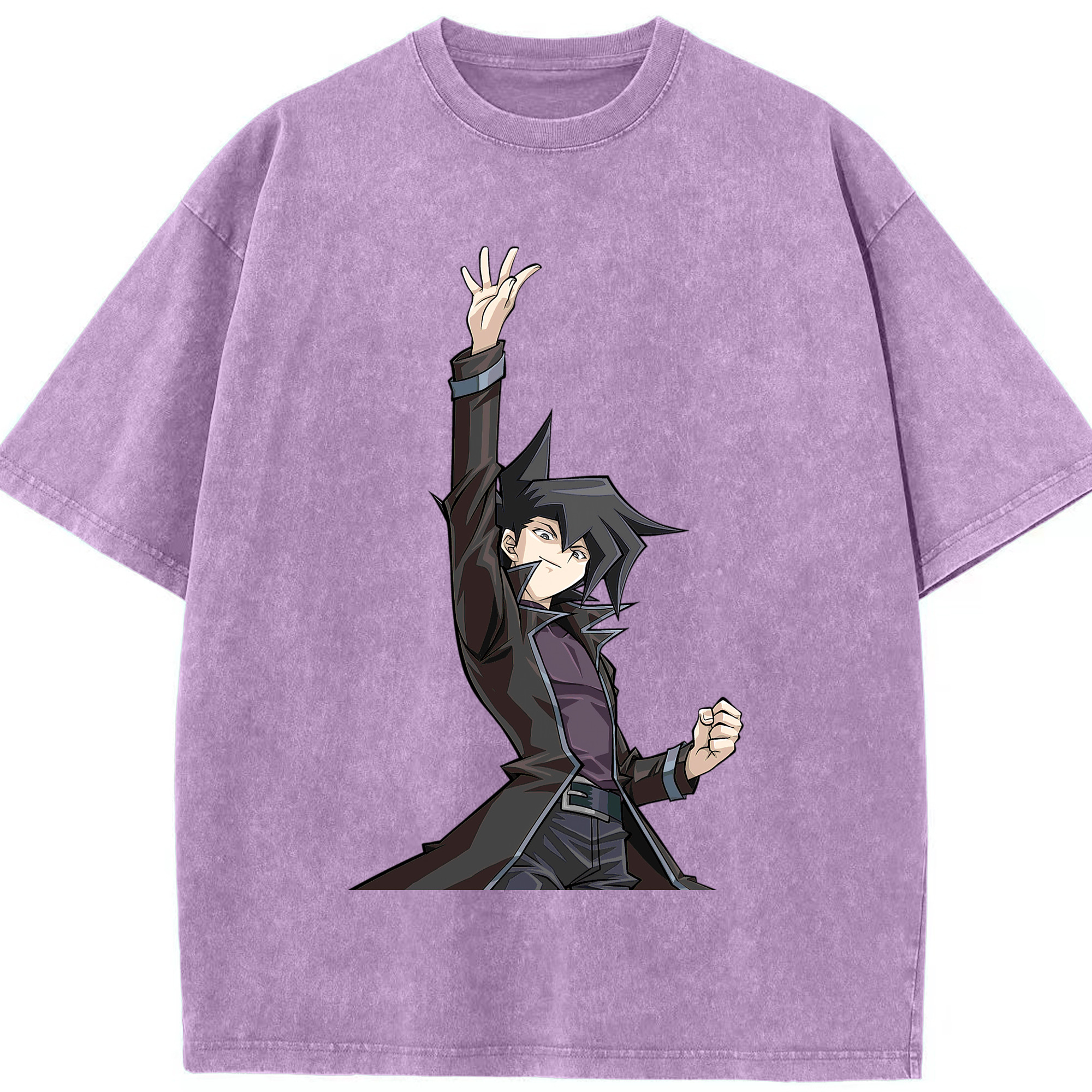 （画像用） 遊☆戯☆王 Yu-Gi-Oh! 綿100% ヴィンテージ風 半袖Tシャツ（フロントプリント）