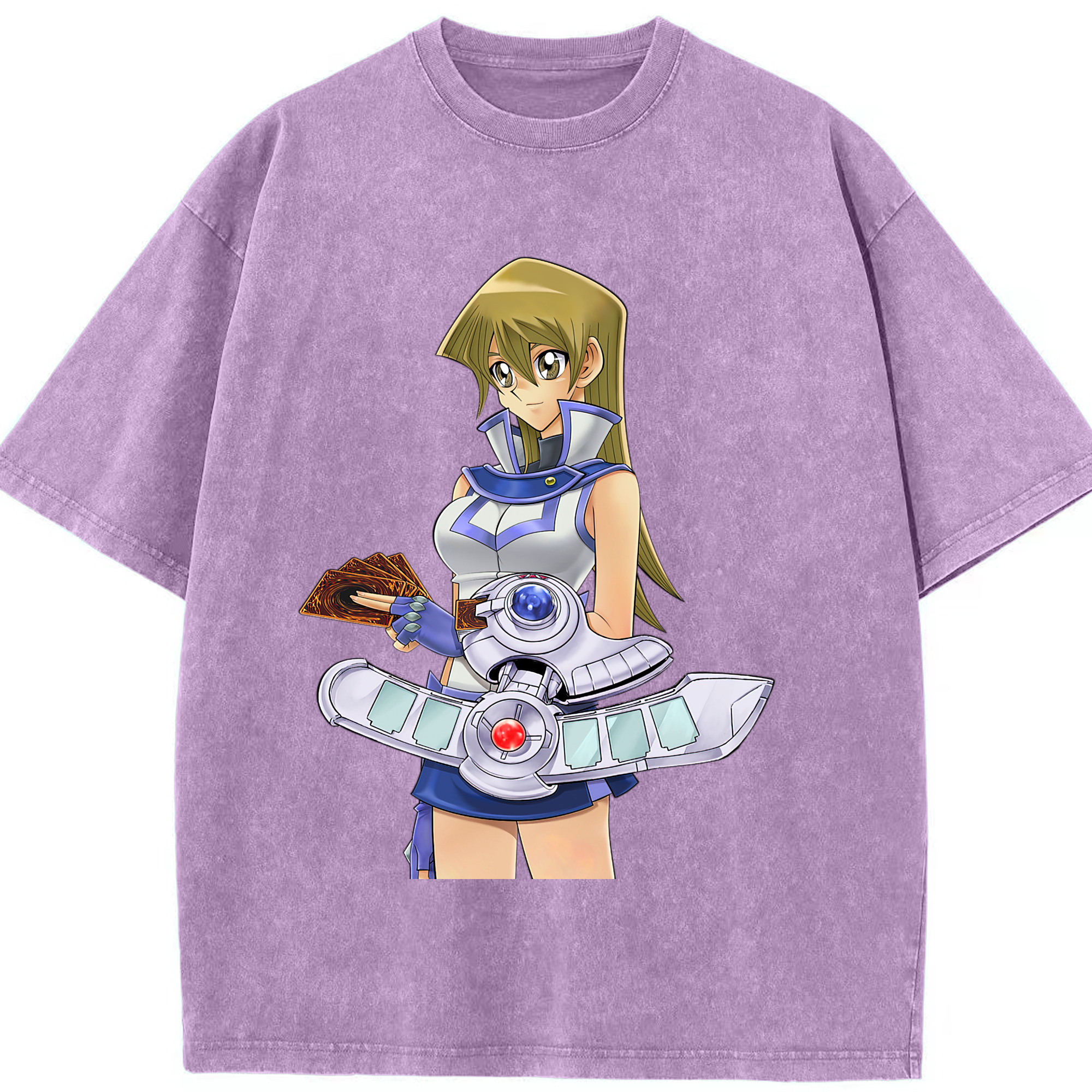 （画像用） 遊☆戯☆王 Yu-Gi-Oh! 綿100% ヴィンテージ風 半袖Tシャツ（フロントプリント）