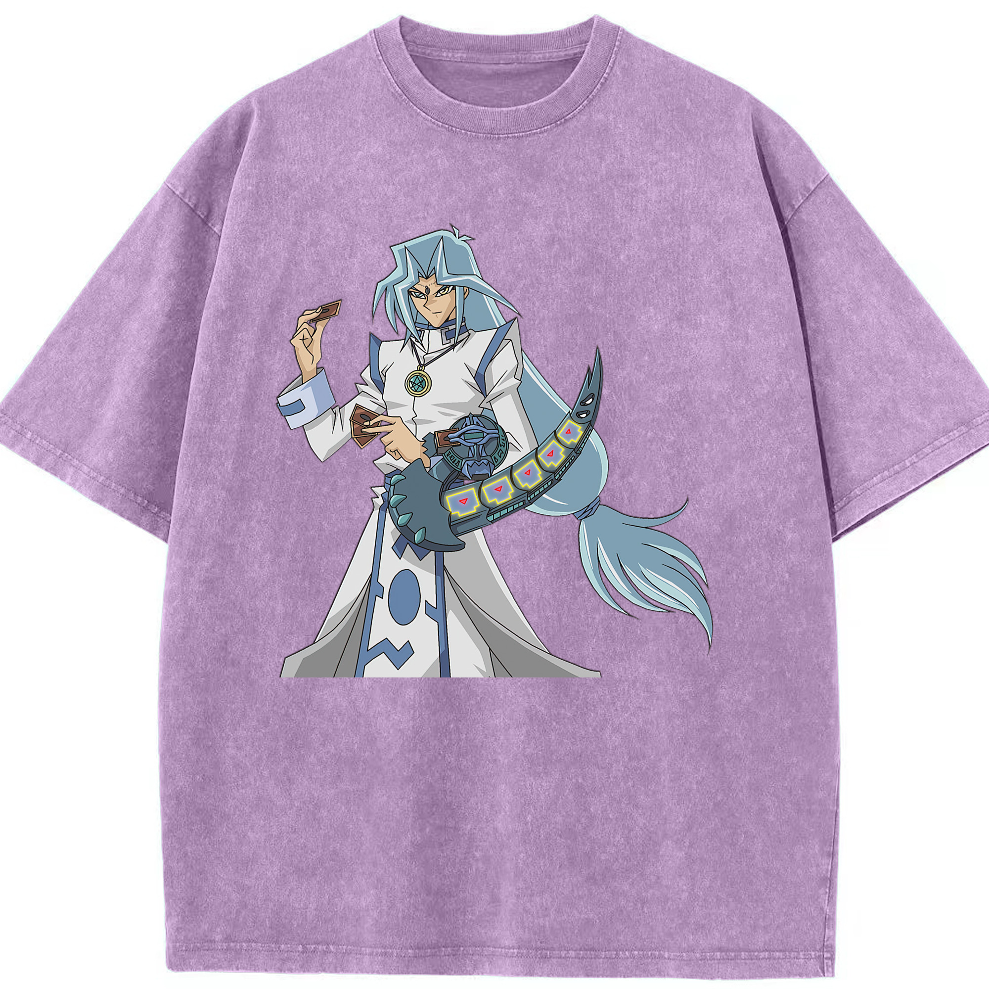 （画像用） 遊☆戯☆王 Yu-Gi-Oh! 綿100% ヴィンテージ風 半袖Tシャツ（フロントプリント）