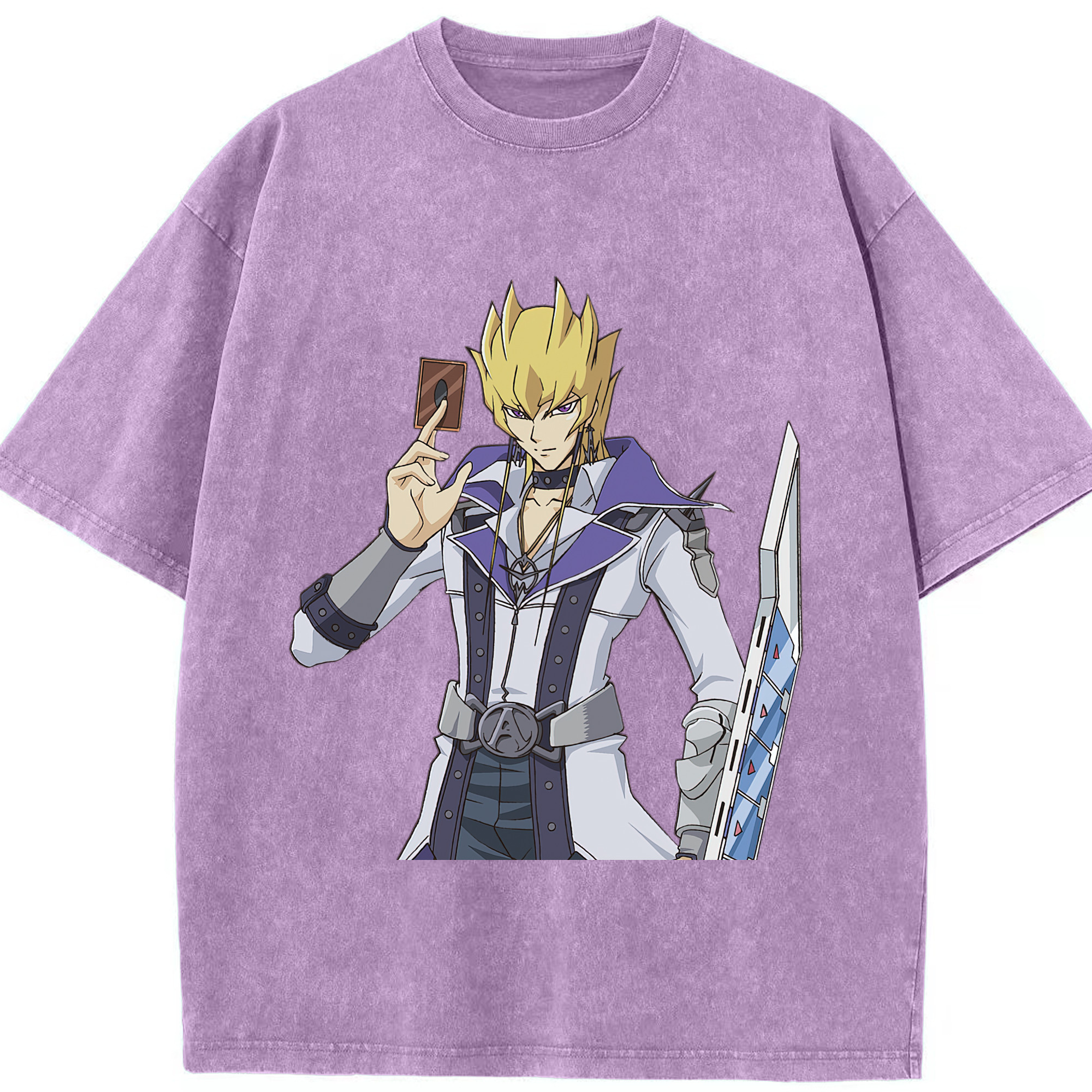 （画像用） 遊☆戯☆王 Yu-Gi-Oh! 綿100% ヴィンテージ風 半袖Tシャツ（フロントプリント）