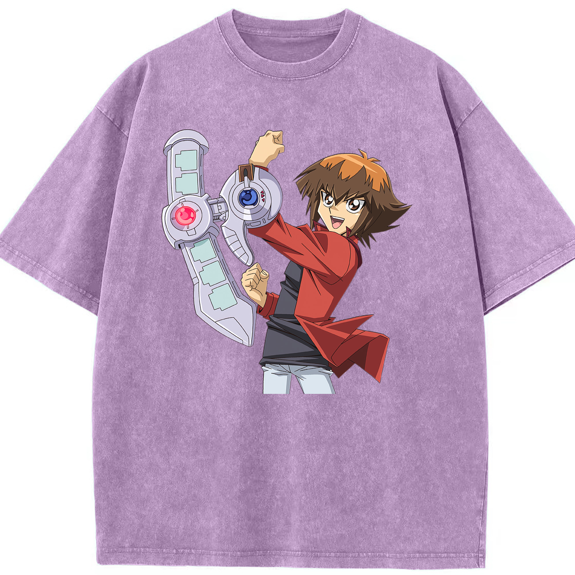 （画像用） 遊☆戯☆王 Yu-Gi-Oh! 綿100% ヴィンテージ風 半袖Tシャツ（フロントプリント）