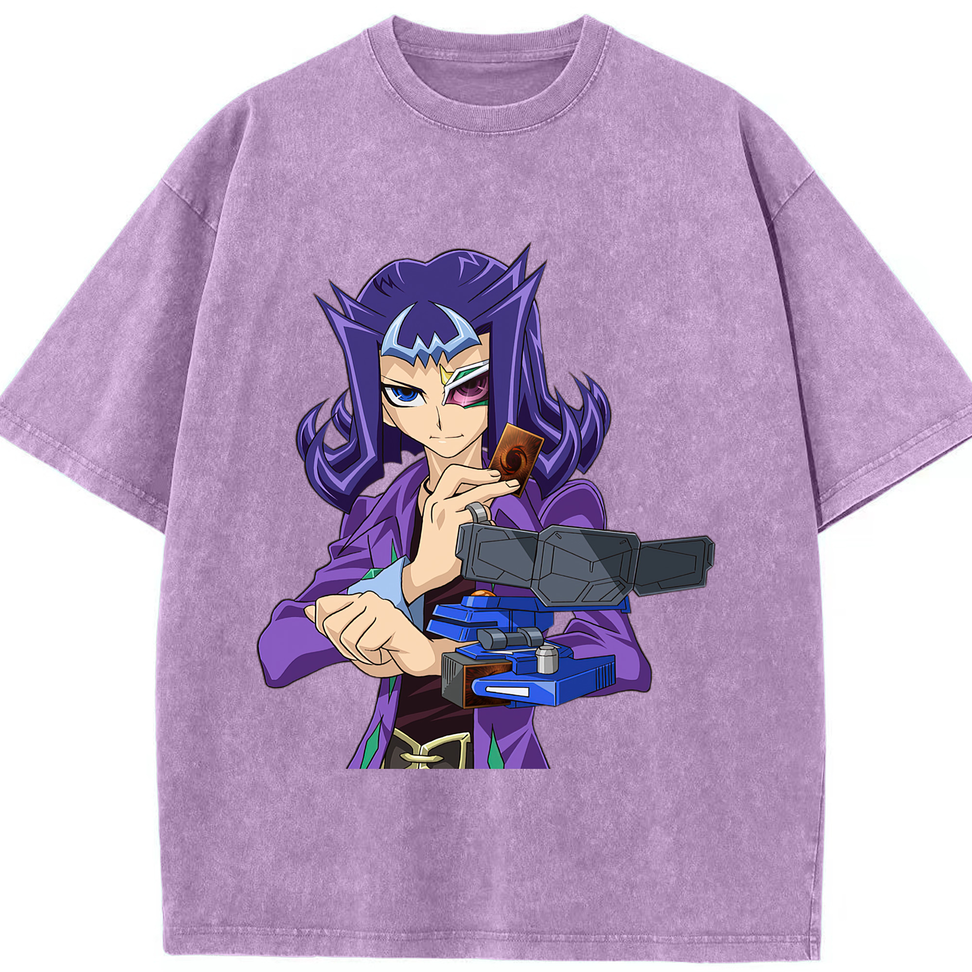 （画像用） 遊☆戯☆王 Yu-Gi-Oh! 綿100% ヴィンテージ風 半袖Tシャツ（フロントプリント）