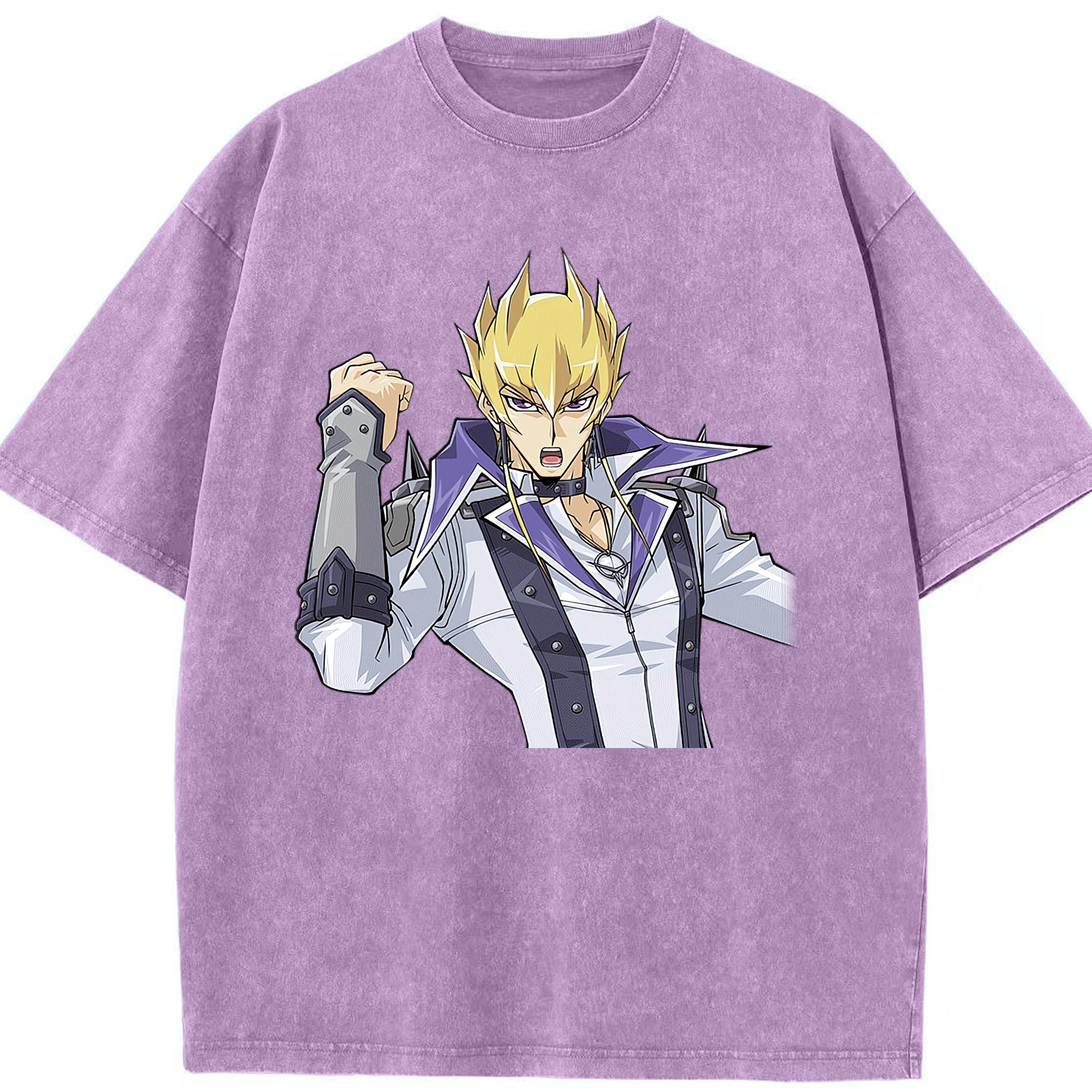 （画像用） 遊☆戯☆王 Yu-Gi-Oh! 綿100% ヴィンテージ風 半袖Tシャツ（フロントプリント）