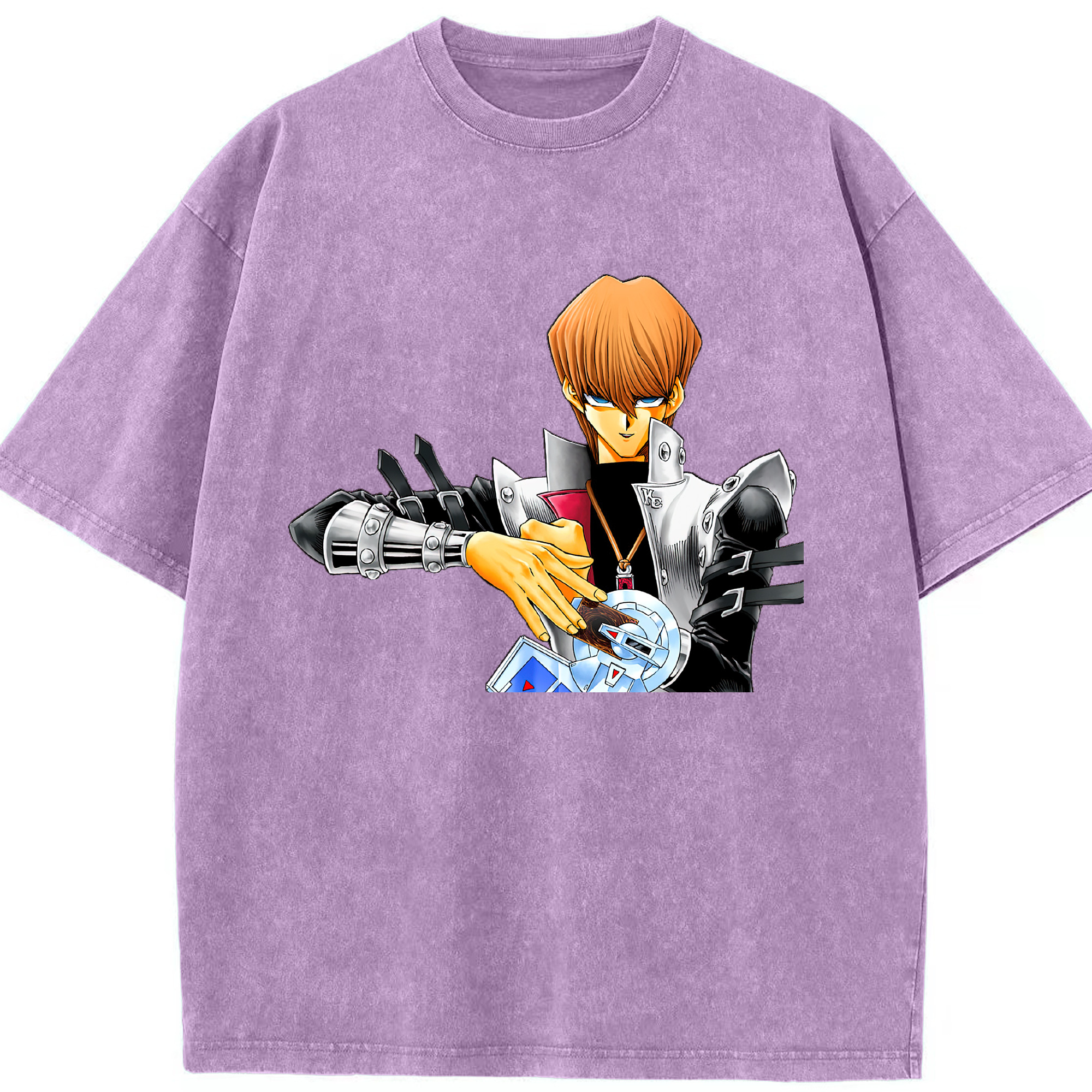 （画像用） 遊☆戯☆王 Yu-Gi-Oh! 綿100% ヴィンテージ風 半袖Tシャツ（フロントプリント）