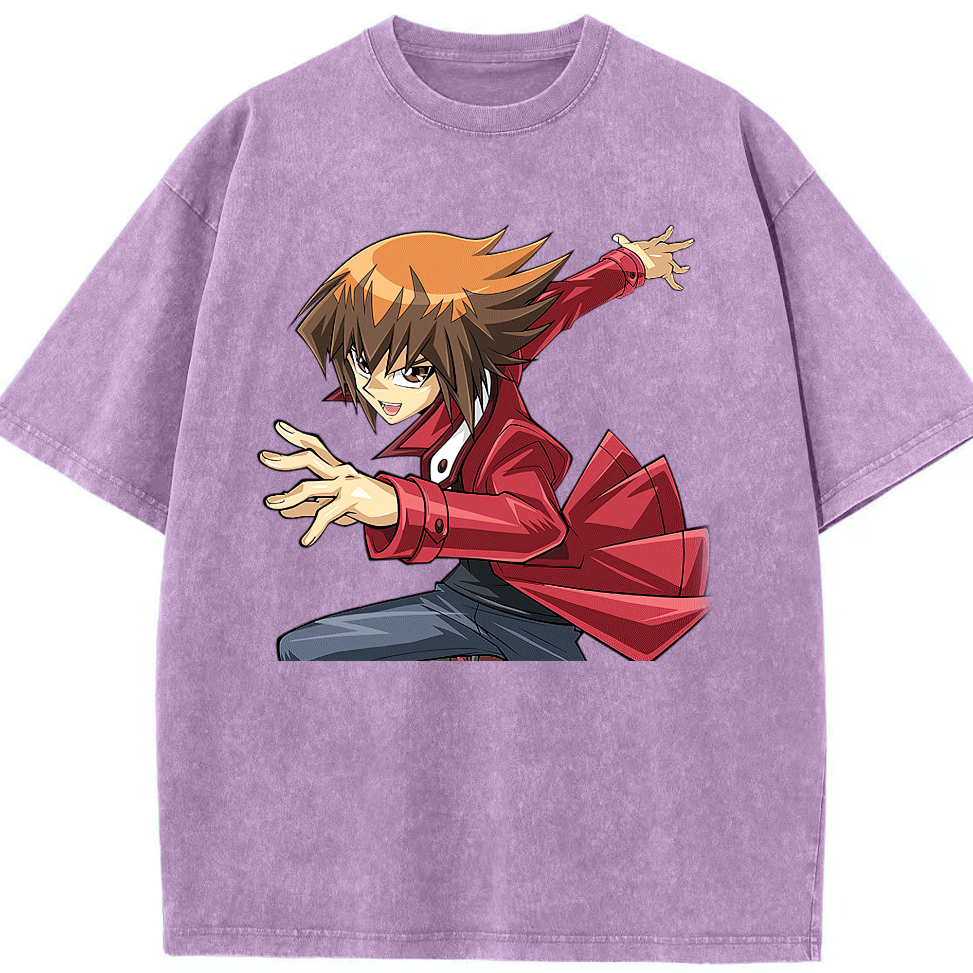 （画像用） 遊☆戯☆王 Yu-Gi-Oh! 綿100% ヴィンテージ風 半袖Tシャツ（フロントプリント）