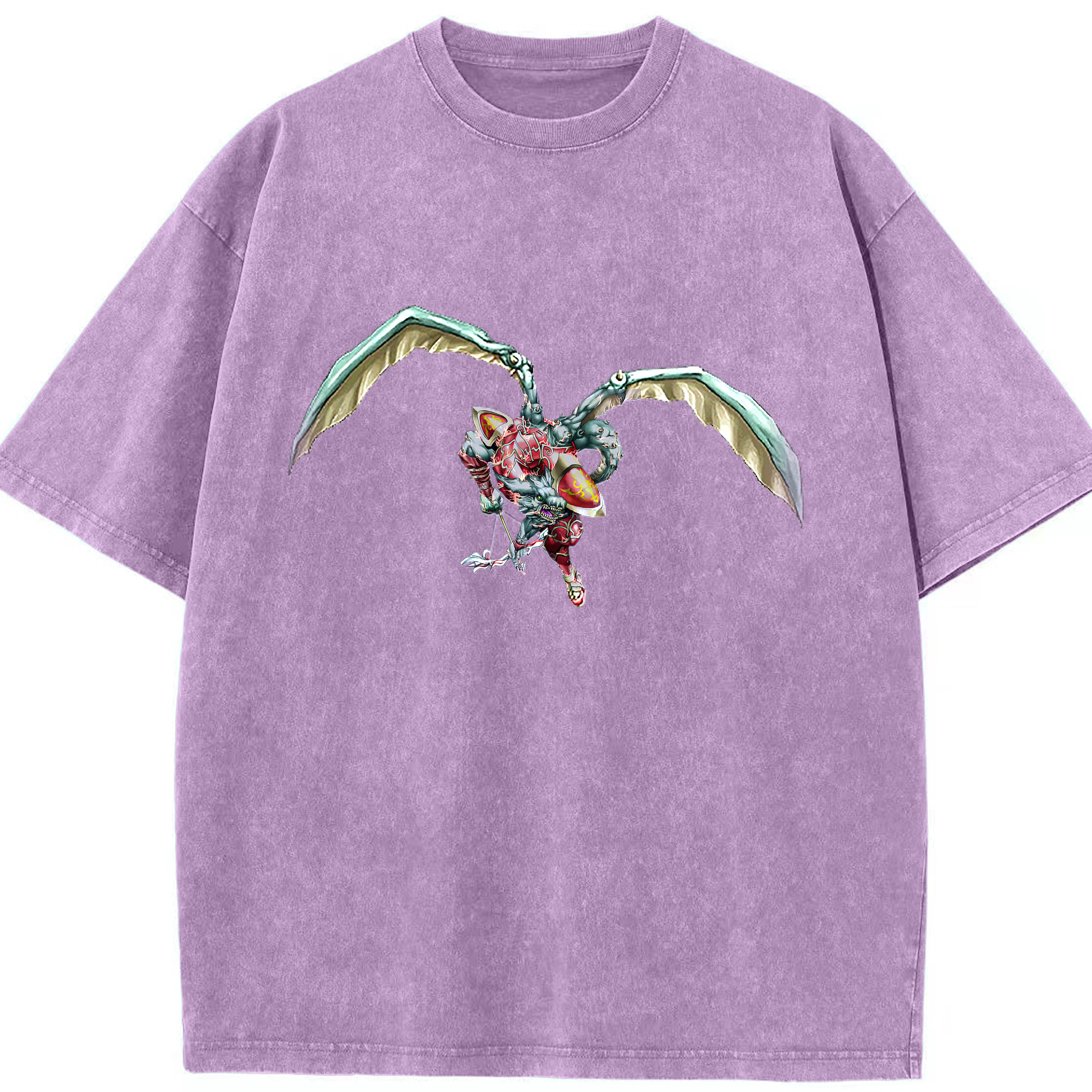 （画像用） 遊☆戯☆王 Yu-Gi-Oh! 綿100% ヴィンテージ風 半袖Tシャツ（フロントプリント）