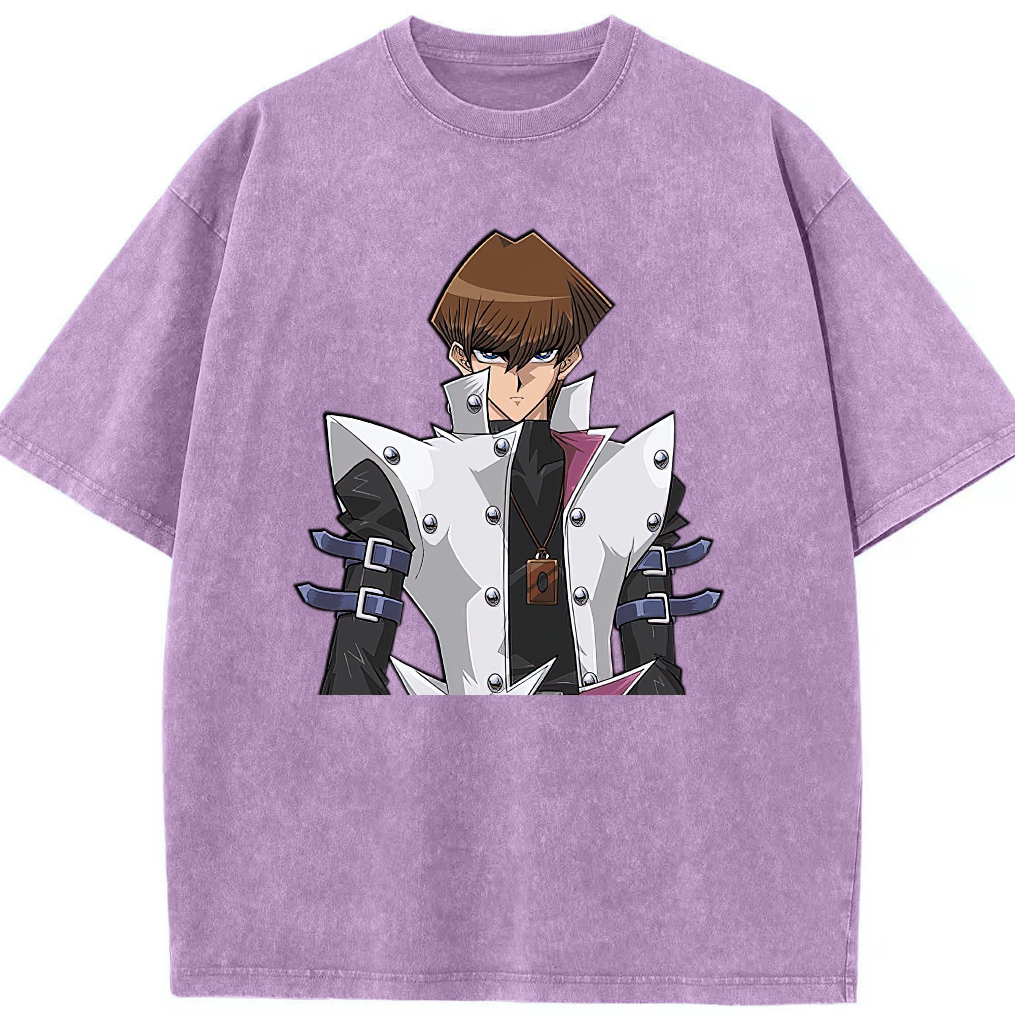 （画像用） 遊☆戯☆王 Yu-Gi-Oh! 綿100% ヴィンテージ風 半袖Tシャツ（フロントプリント）
