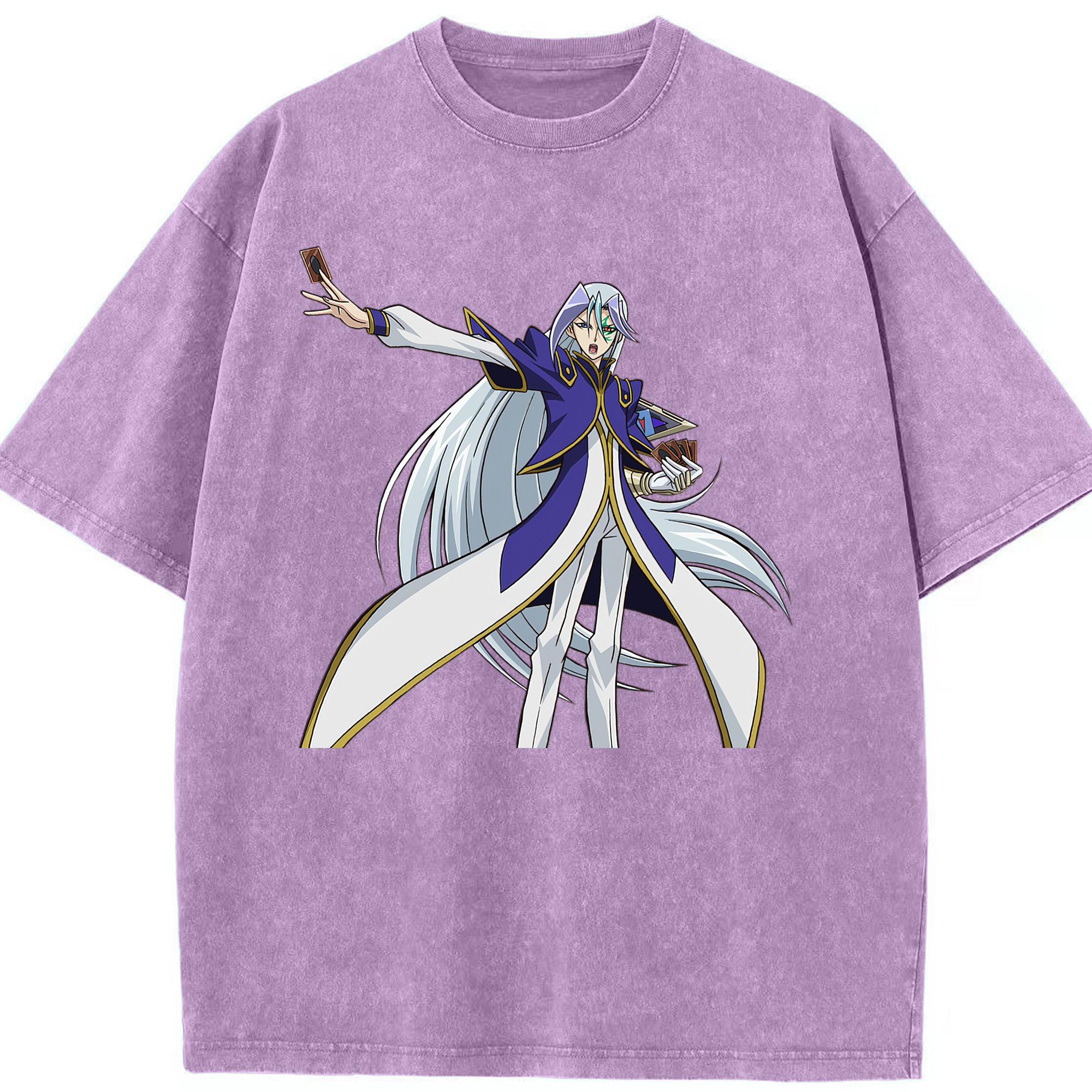 （画像用） 遊☆戯☆王 Yu-Gi-Oh! 綿100% ヴィンテージ風 半袖Tシャツ（フロントプリント）