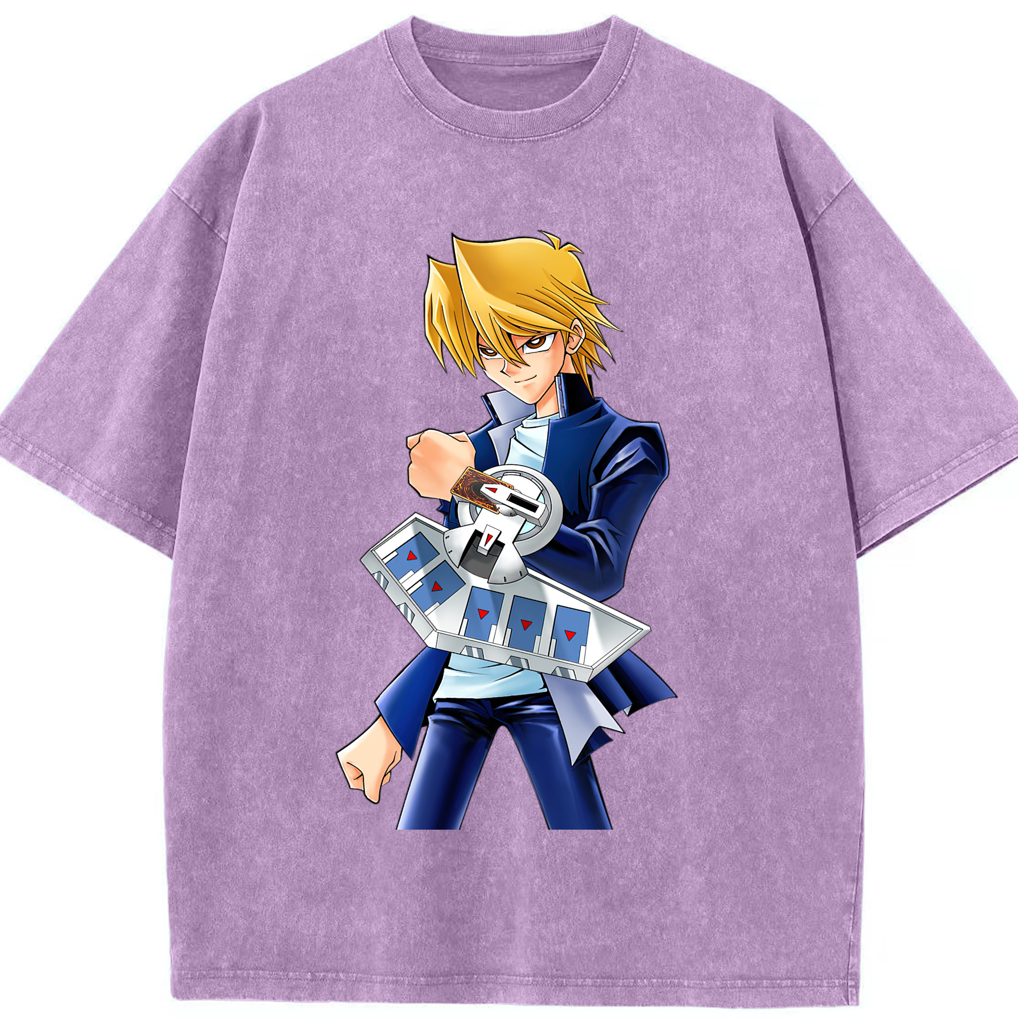 （画像用） 遊☆戯☆王 Yu-Gi-Oh! 綿100% ヴィンテージ風 半袖Tシャツ（フロントプリント）