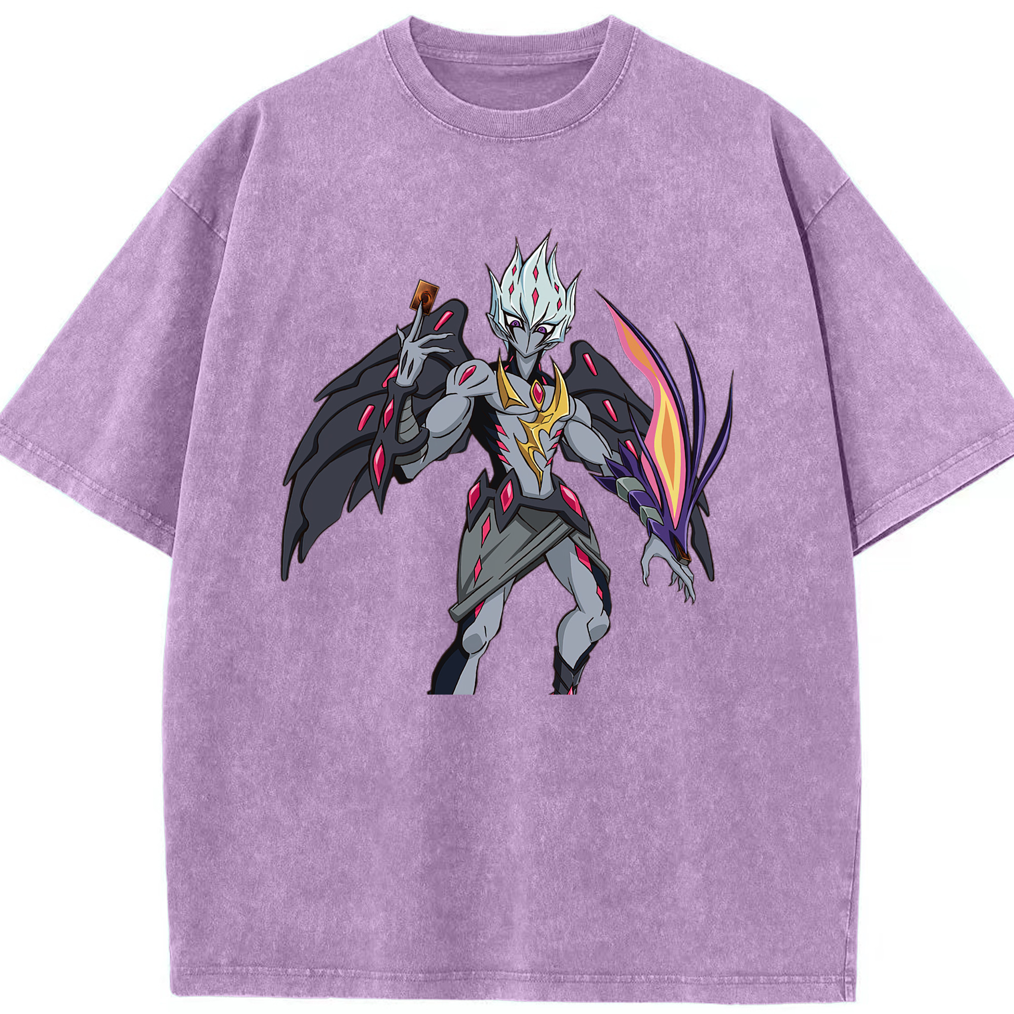 （画像用） 遊☆戯☆王 Yu-Gi-Oh! 綿100% ヴィンテージ風 半袖Tシャツ（フロントプリント）