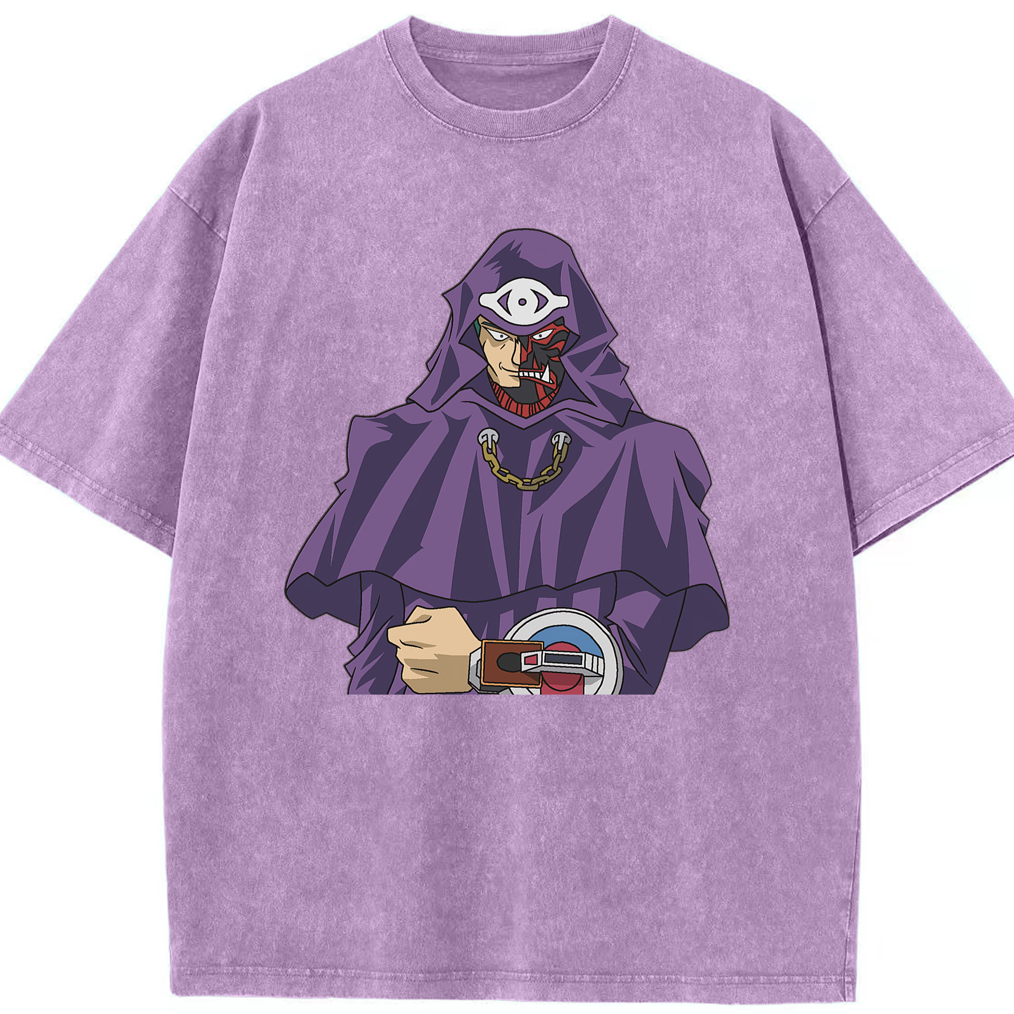 （画像用） 遊☆戯☆王 Yu-Gi-Oh! 綿100% ヴィンテージ風 半袖Tシャツ（フロントプリント）