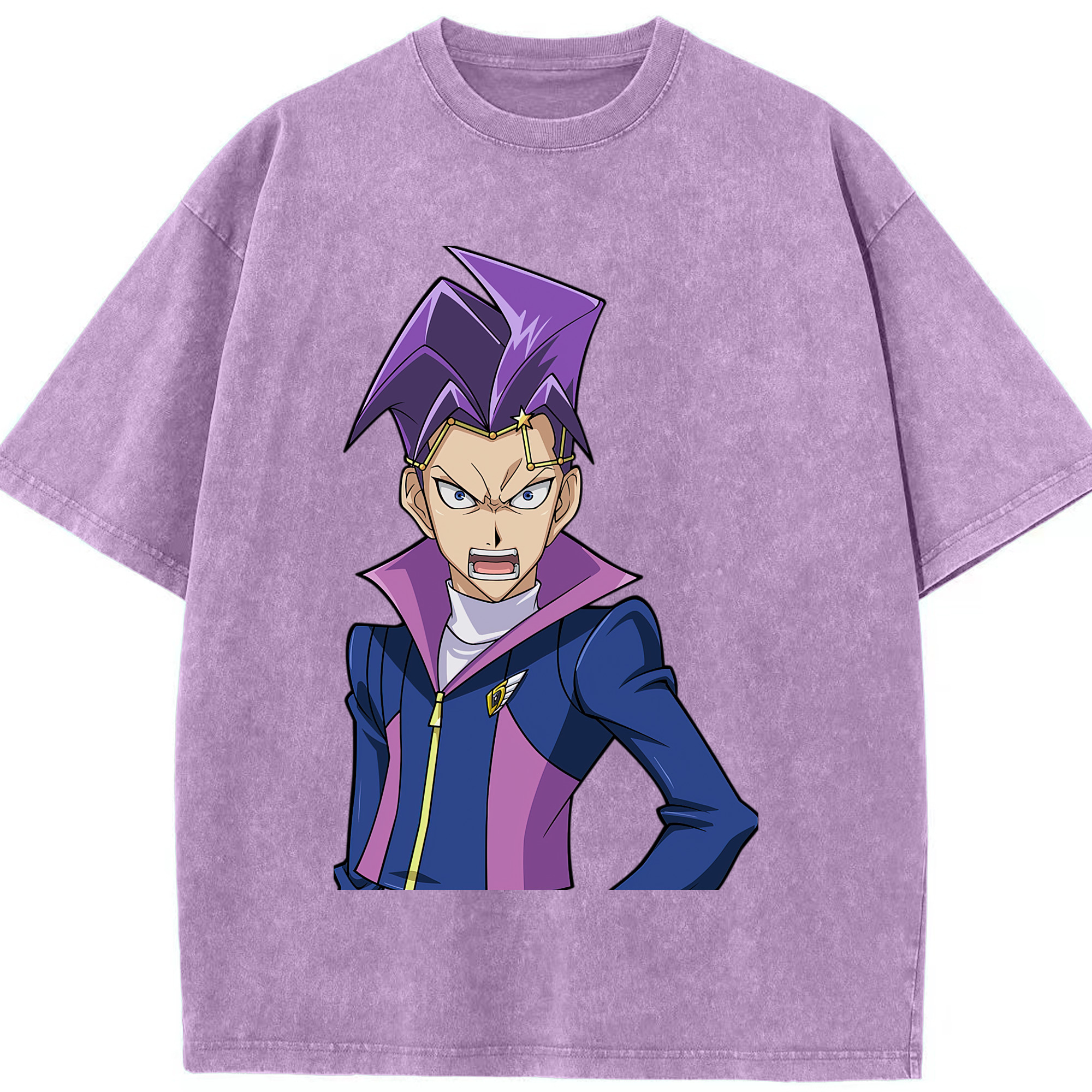 （画像用） 遊☆戯☆王 Yu-Gi-Oh! 綿100% ヴィンテージ風 半袖Tシャツ（フロントプリント）
