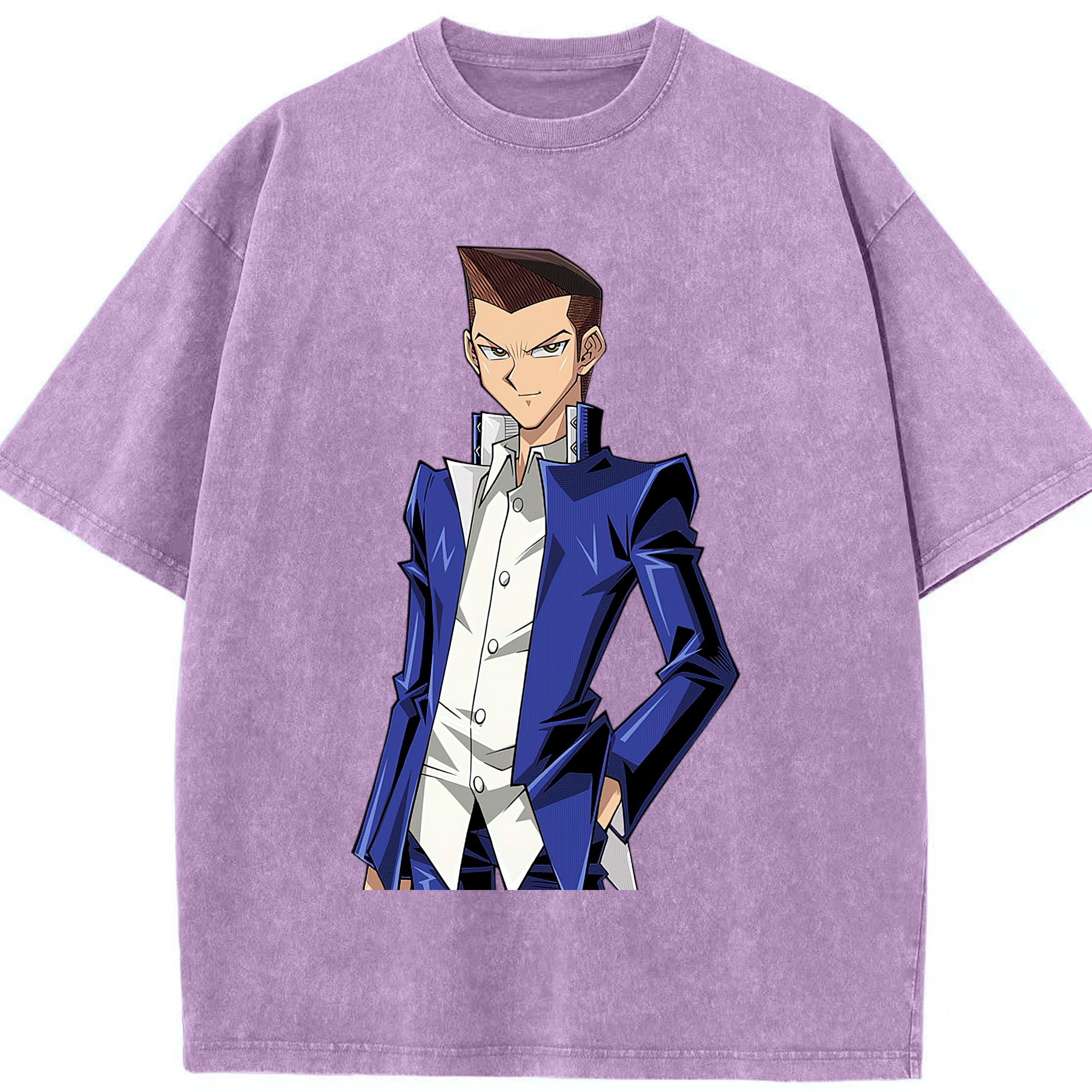 （画像用） 遊☆戯☆王 Yu-Gi-Oh! 綿100% ヴィンテージ風 半袖Tシャツ（フロントプリント）