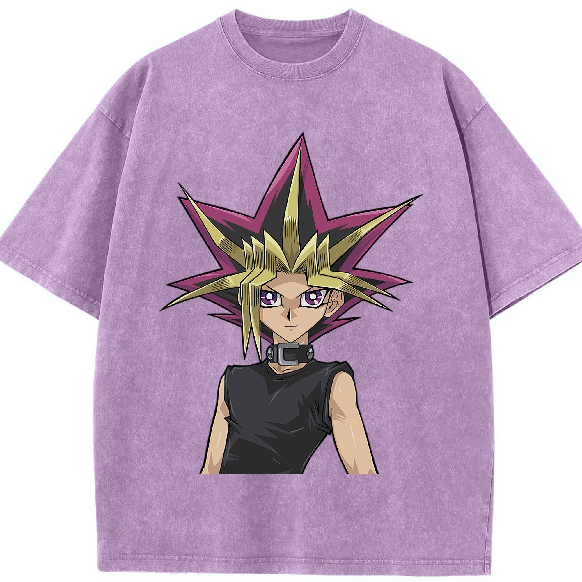 （画像用） 遊☆戯☆王 Yu-Gi-Oh! 綿100% ヴィンテージ風 半袖Tシャツ（フロントプリント）
