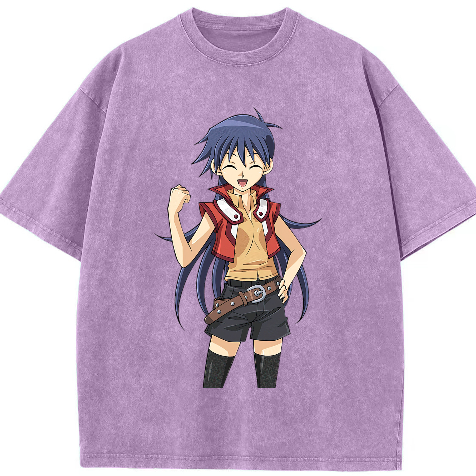 （画像用） 遊☆戯☆王 Yu-Gi-Oh! 綿100% ヴィンテージ風 半袖Tシャツ（フロントプリント）