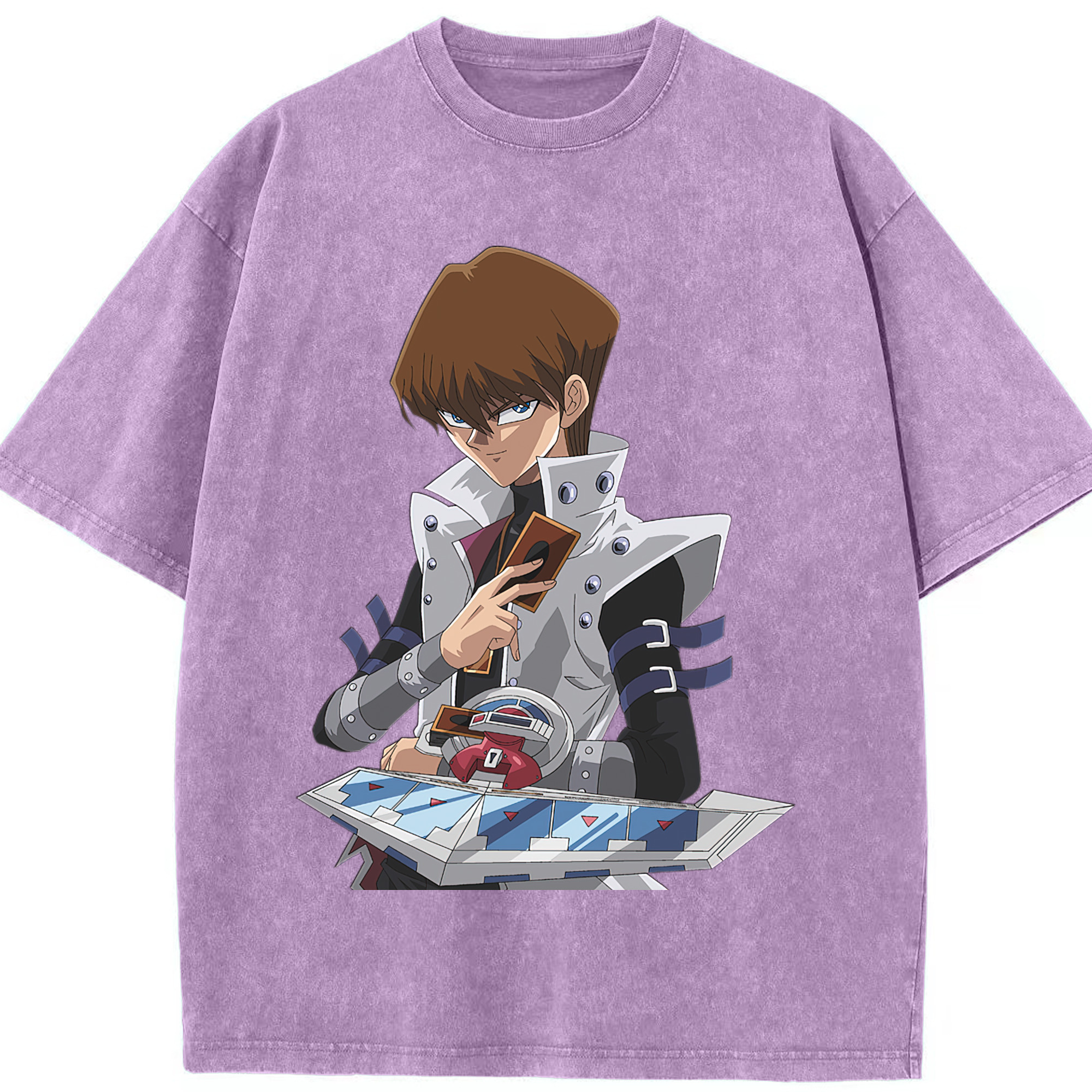 （画像用） 遊☆戯☆王 Yu-Gi-Oh! 綿100% ヴィンテージ風 半袖Tシャツ（フロントプリント）