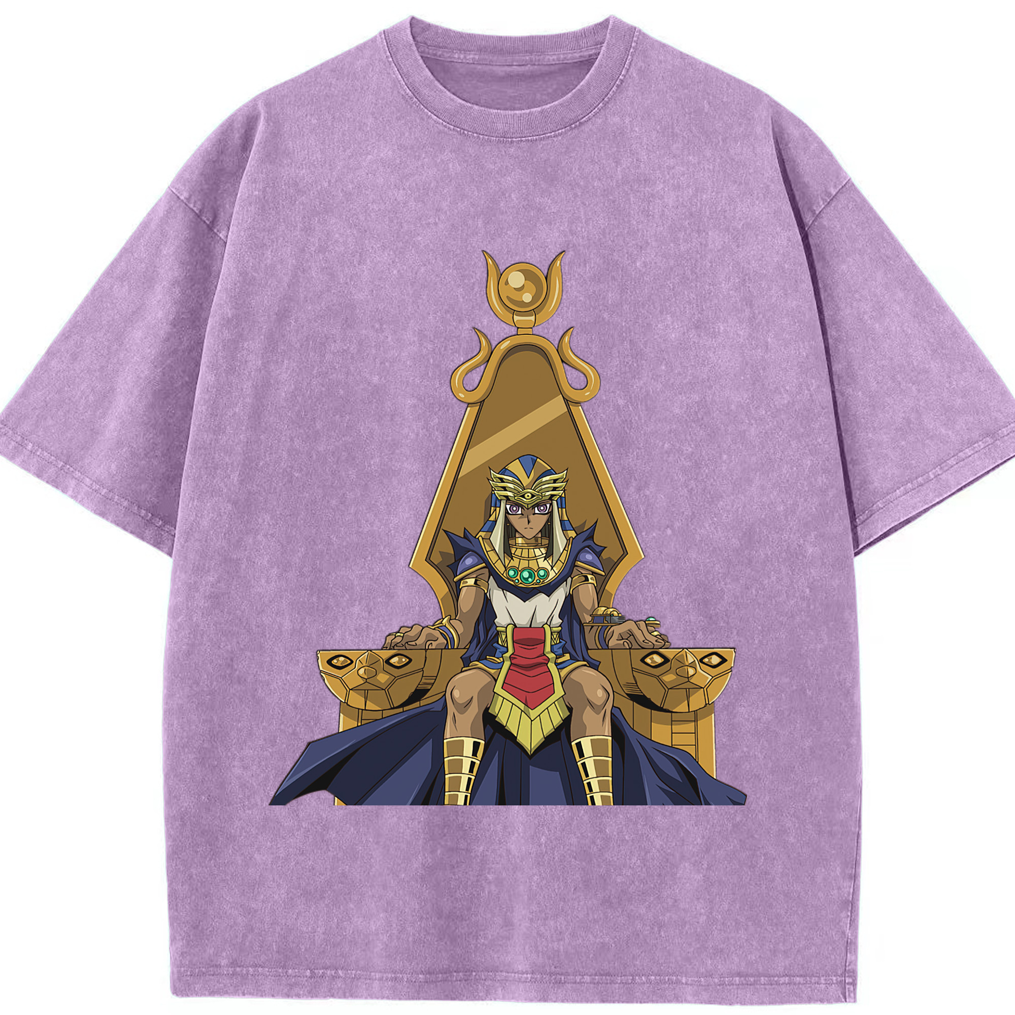 （画像用） 遊☆戯☆王 Yu-Gi-Oh! 綿100% ヴィンテージ風 半袖Tシャツ（フロントプリント）