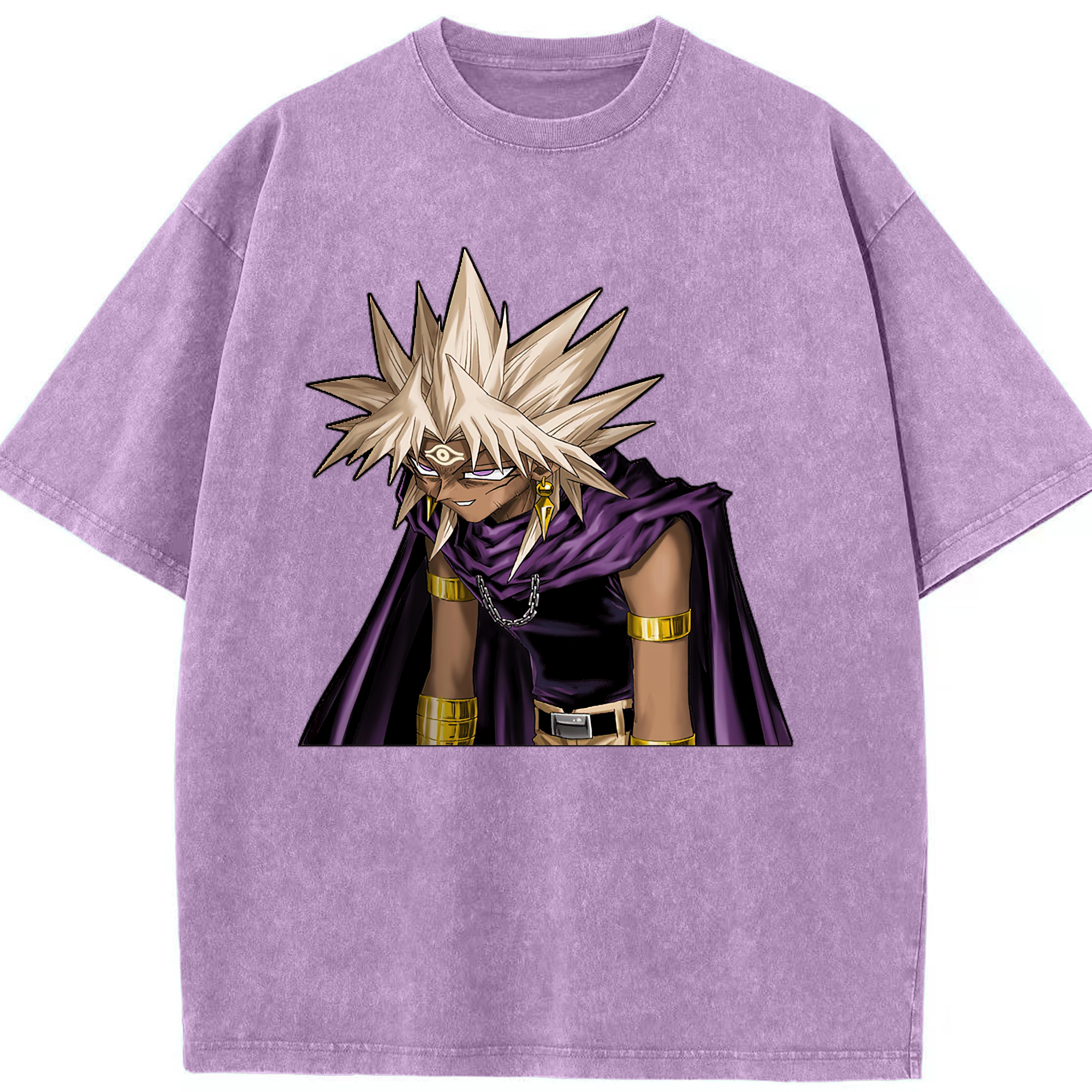 （画像用） 遊☆戯☆王 Yu-Gi-Oh! 綿100% ヴィンテージ風 半袖Tシャツ（フロントプリント）