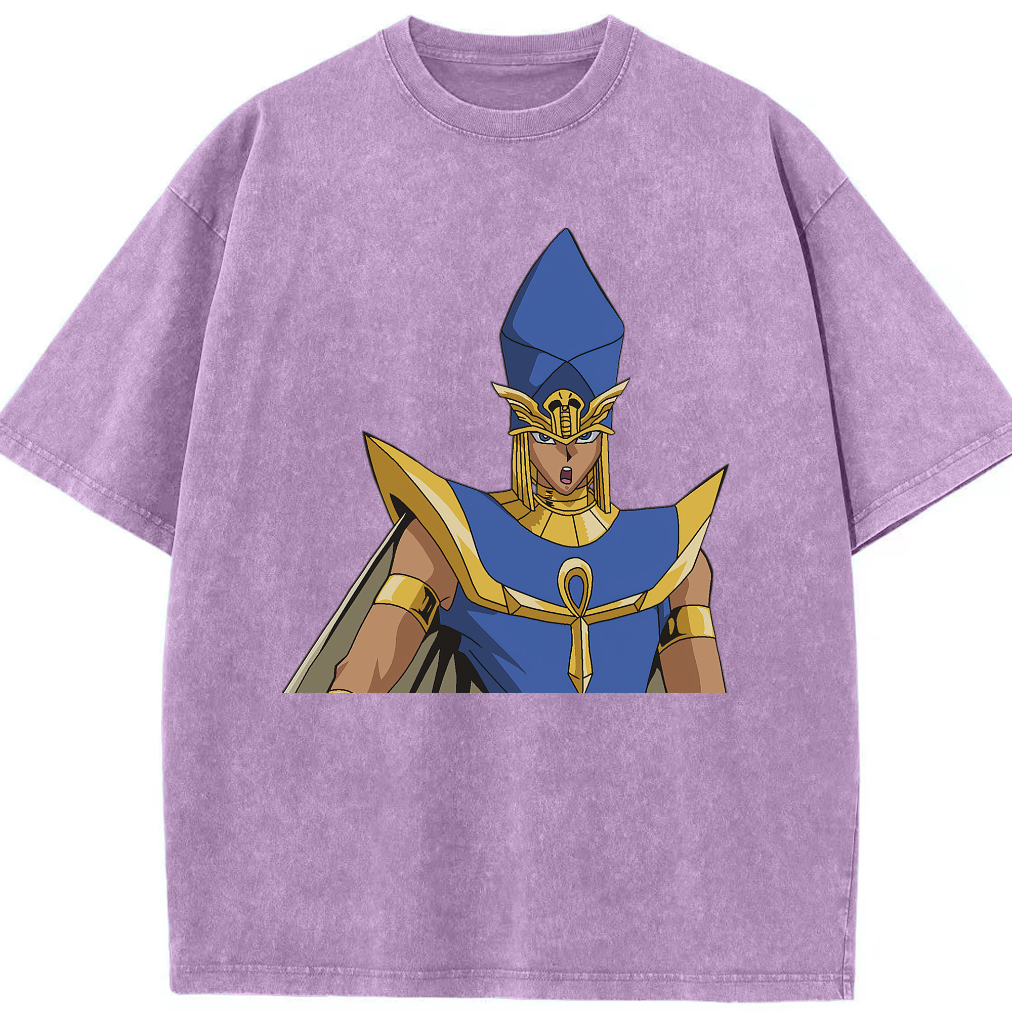（画像用） 遊☆戯☆王 Yu-Gi-Oh! 綿100% ヴィンテージ風 半袖Tシャツ（フロントプリント）