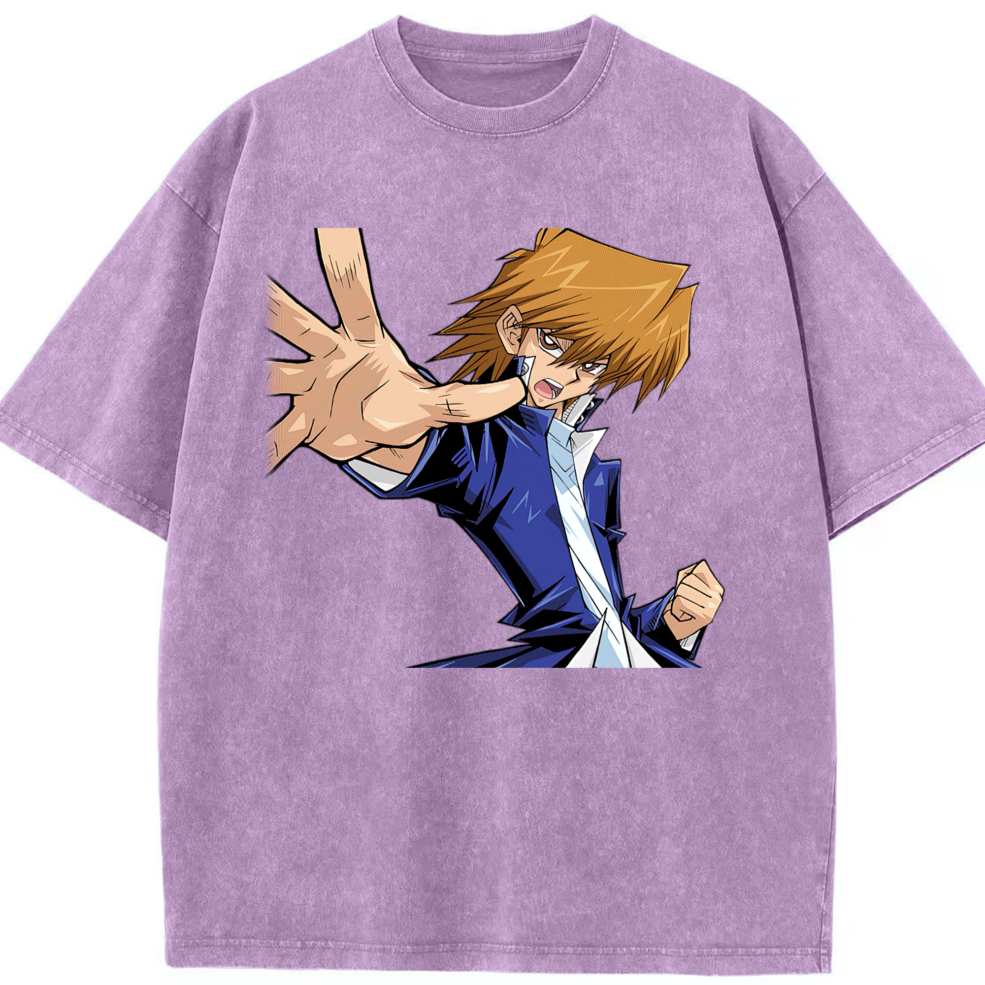 （画像用） 遊☆戯☆王 Yu-Gi-Oh! 綿100% ヴィンテージ風 半袖Tシャツ（フロントプリント）