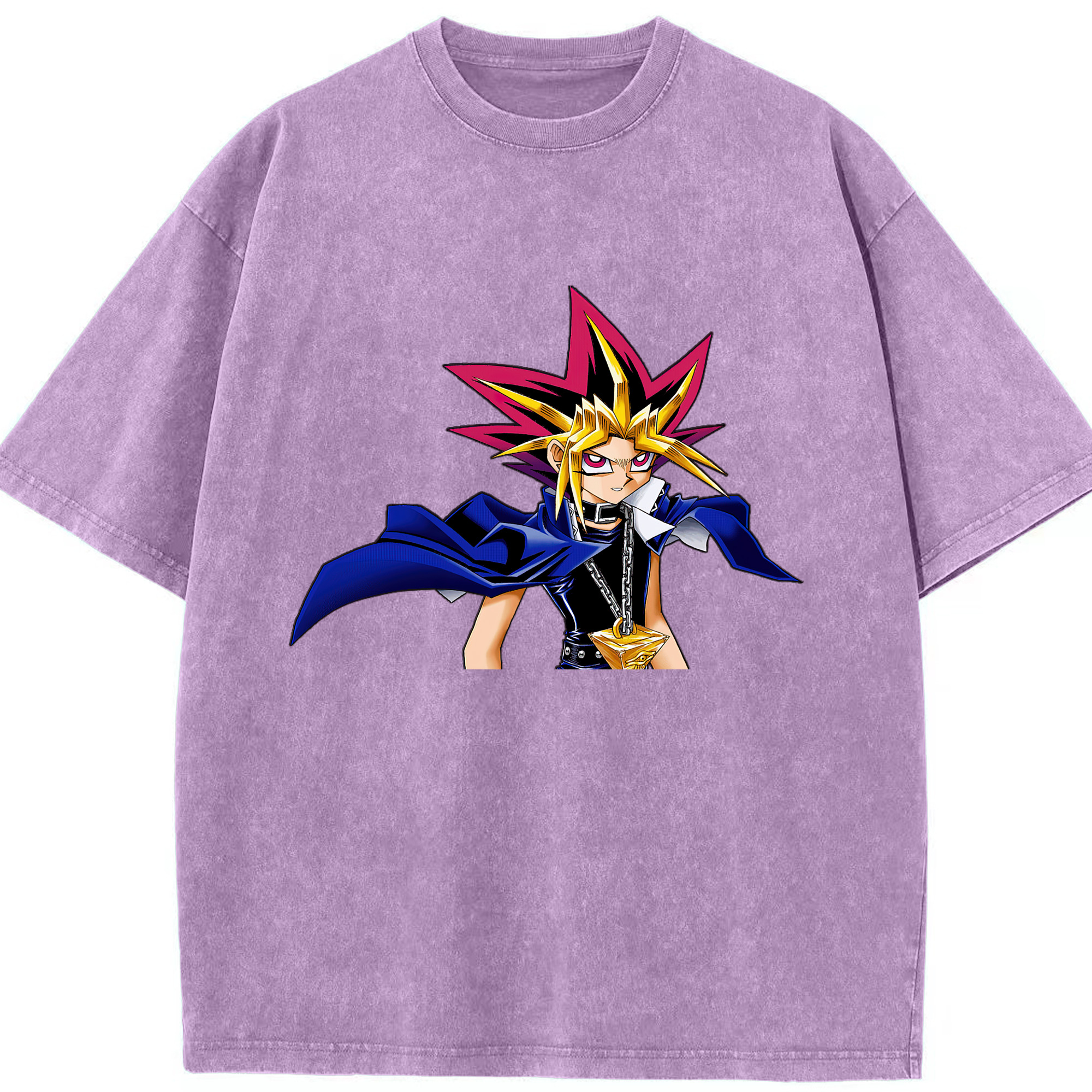 （画像用） 遊☆戯☆王 Yu-Gi-Oh! 綿100% ヴィンテージ風 半袖Tシャツ（フロントプリント）