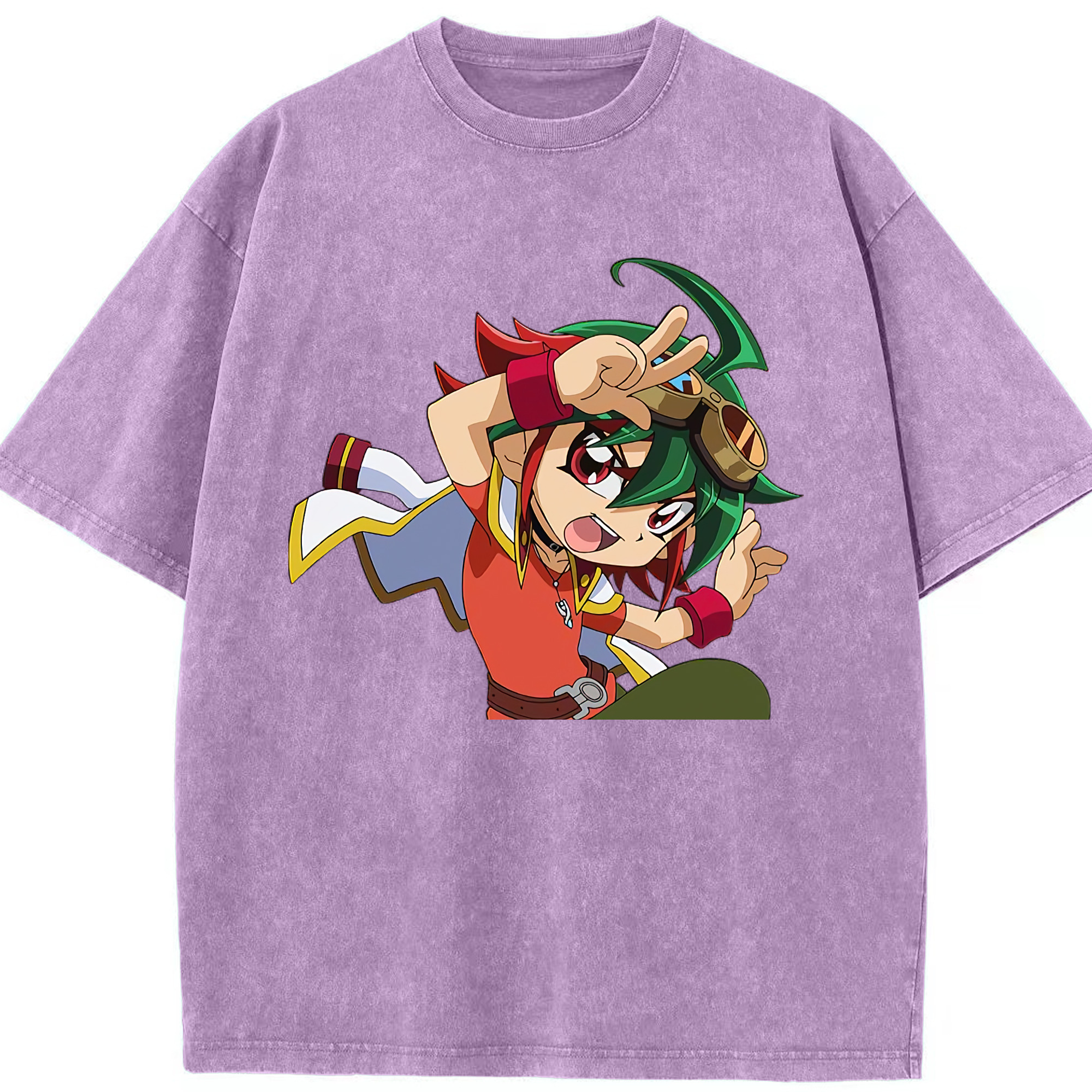 （画像用） 遊☆戯☆王 Yu-Gi-Oh! 綿100% ヴィンテージ風 半袖Tシャツ（フロントプリント）