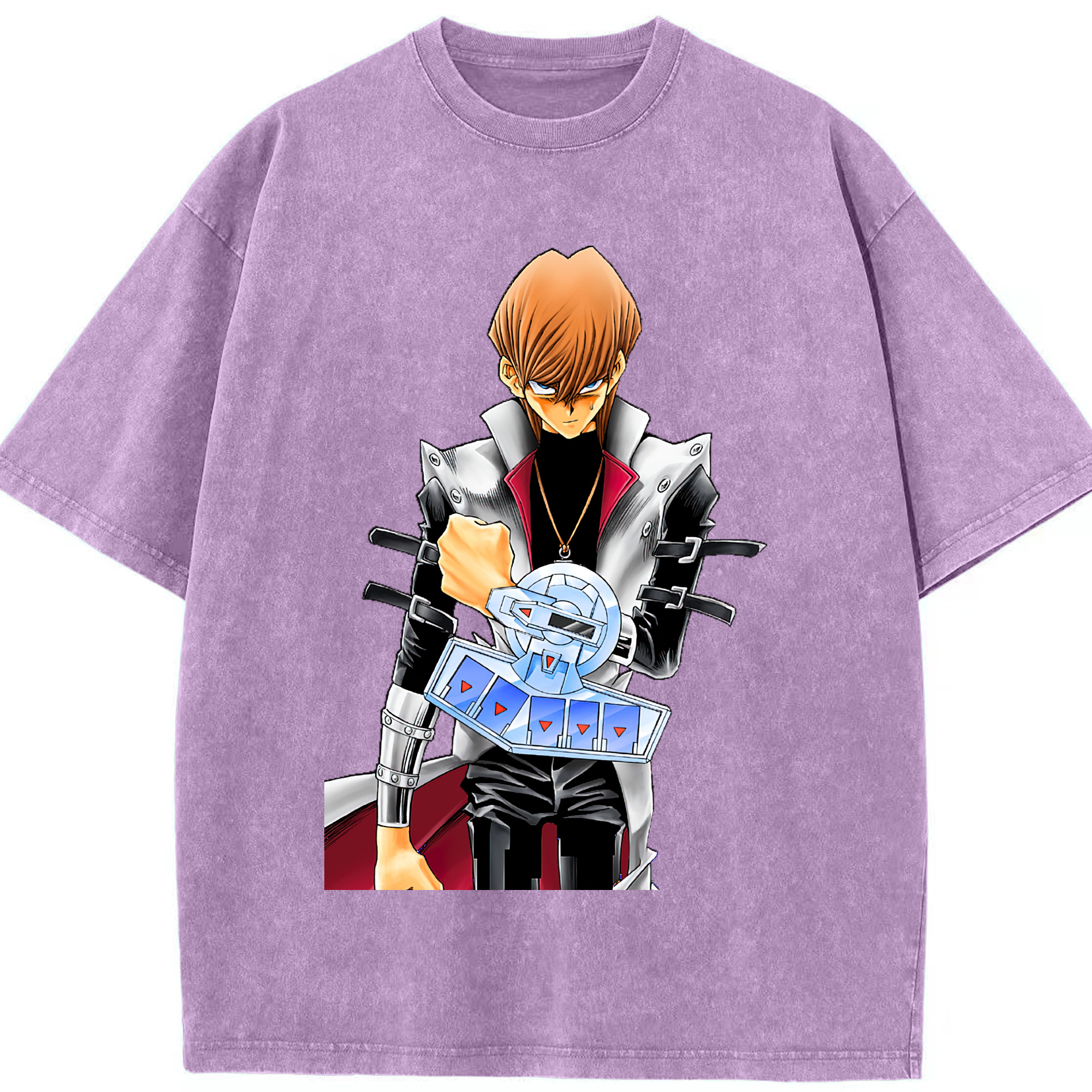 （画像用） 遊☆戯☆王 Yu-Gi-Oh! 綿100% ヴィンテージ風 半袖Tシャツ（フロントプリント）