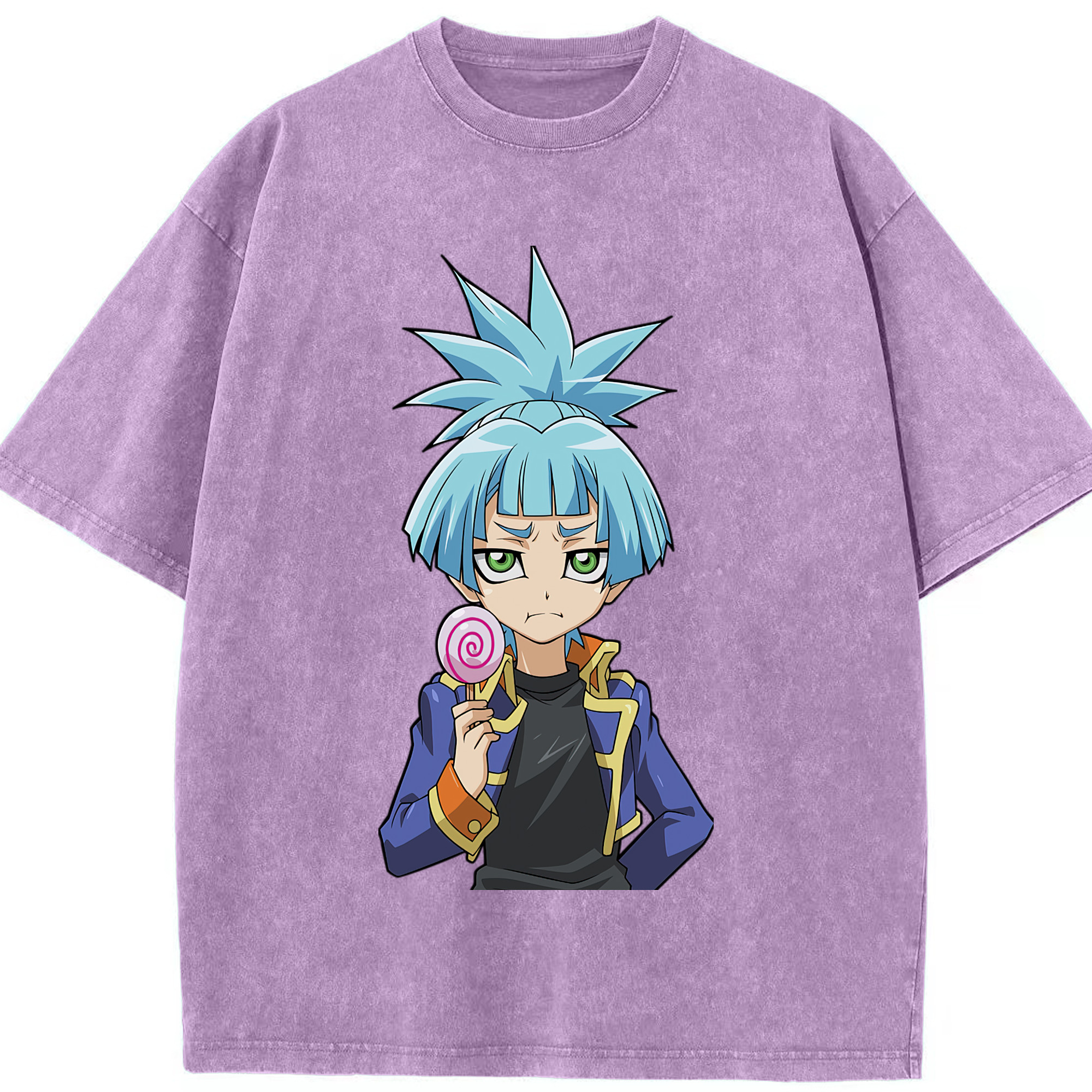 （画像用） 遊☆戯☆王 Yu-Gi-Oh! 綿100% ヴィンテージ風 半袖Tシャツ（フロントプリント）