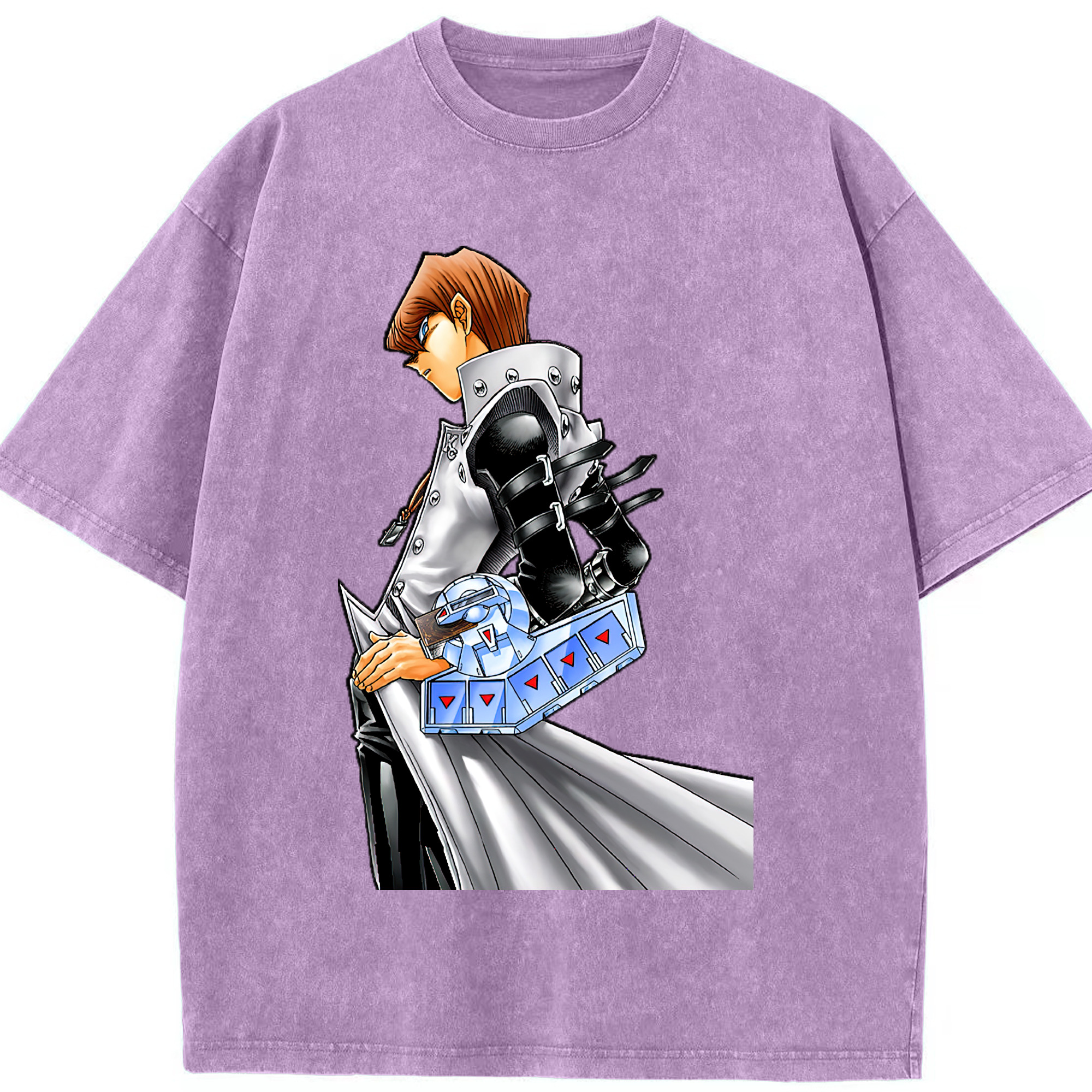 （画像用） 遊☆戯☆王 Yu-Gi-Oh! 綿100% ヴィンテージ風 半袖Tシャツ（フロントプリント）