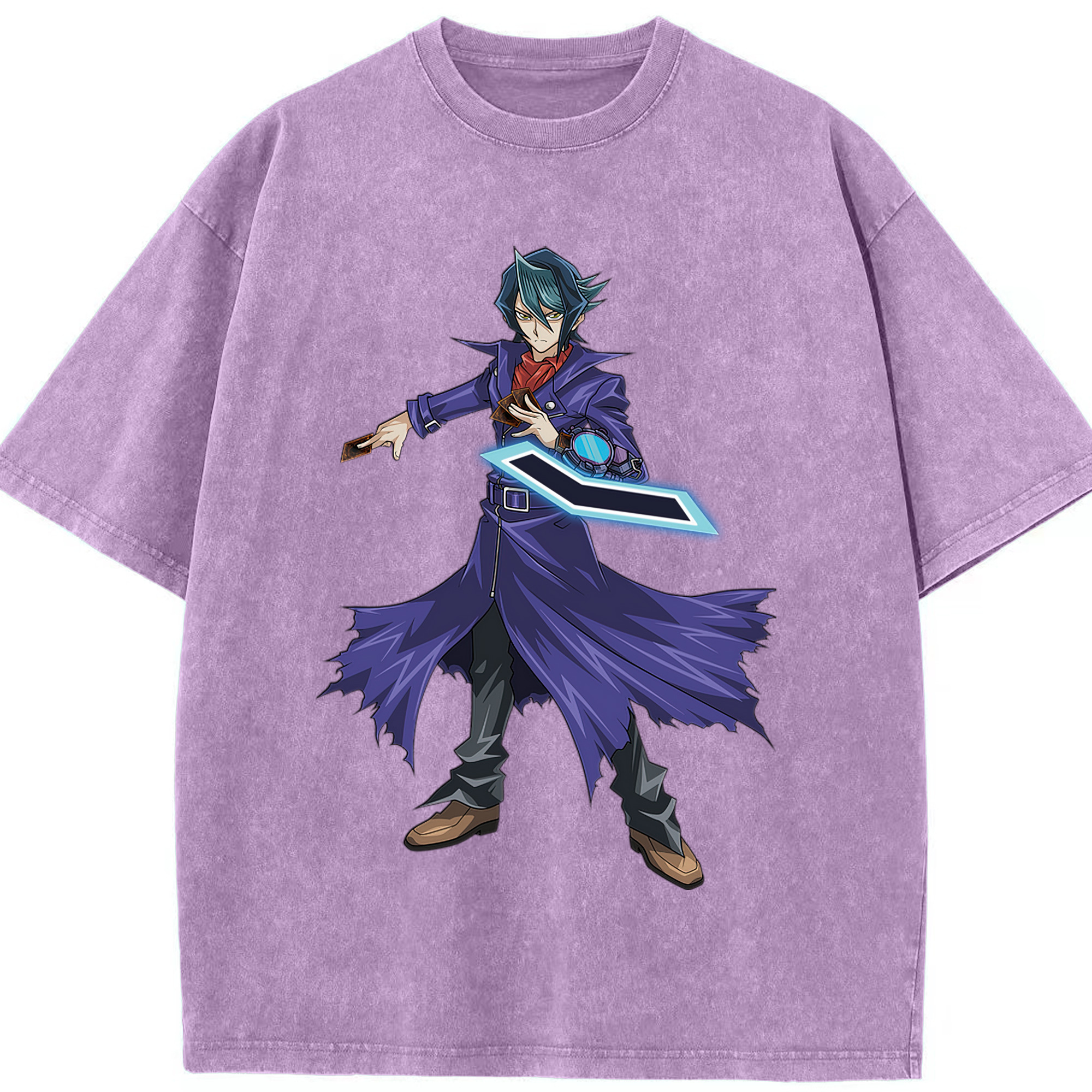 （画像用） 遊☆戯☆王 Yu-Gi-Oh! 綿100% ヴィンテージ風 半袖Tシャツ（フロントプリント）