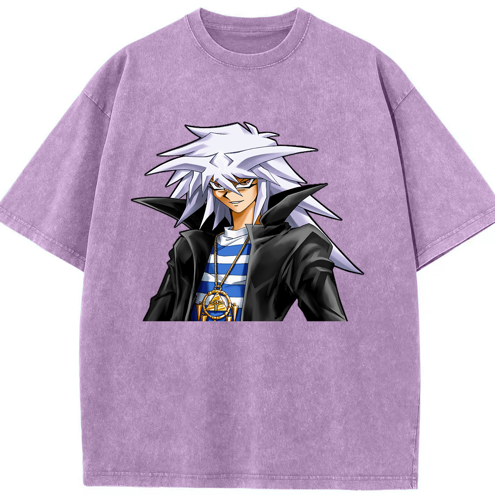 （画像用） 遊☆戯☆王 Yu-Gi-Oh! 綿100% ヴィンテージ風 半袖Tシャツ（フロントプリント）
