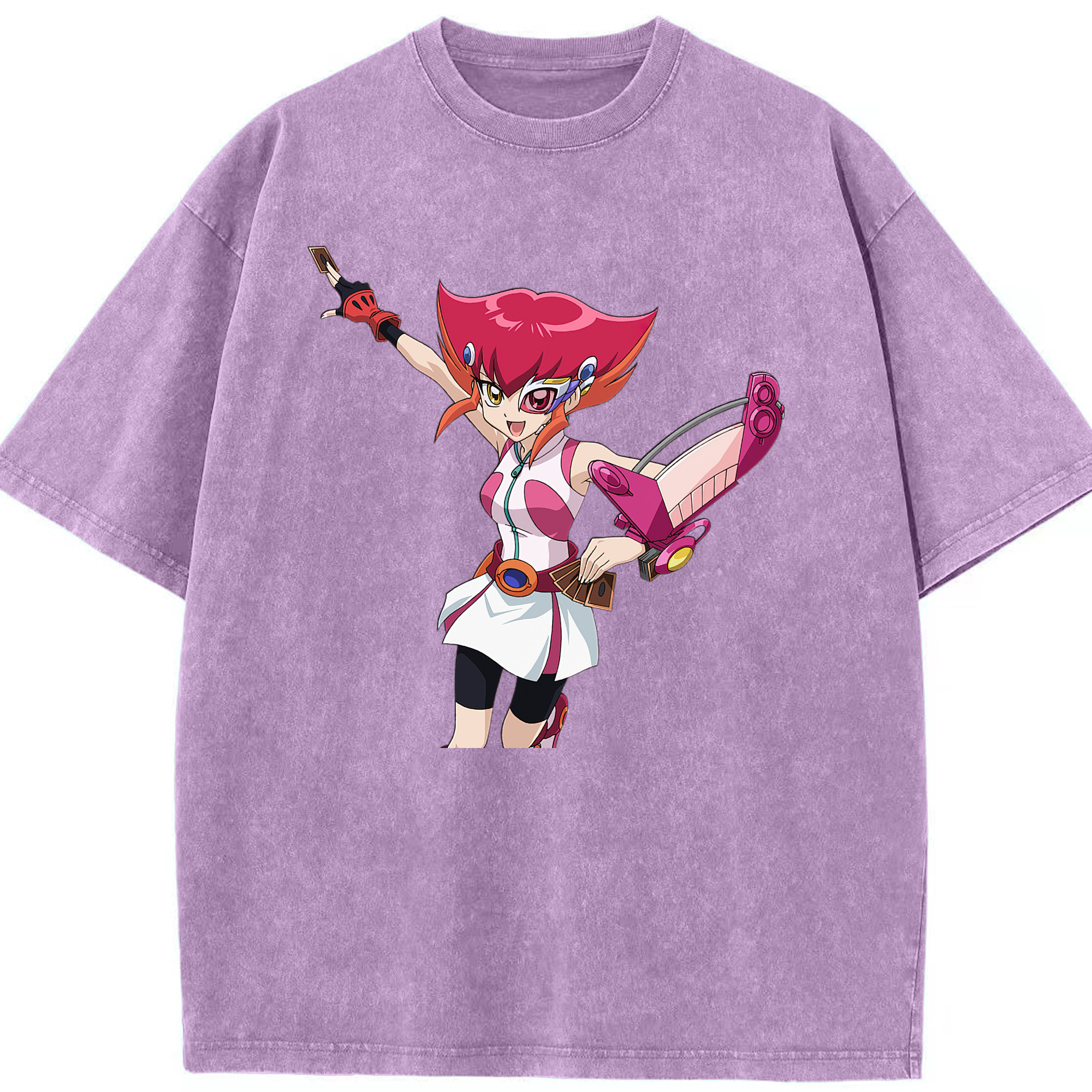 （画像用） 遊☆戯☆王 Yu-Gi-Oh! 綿100% ヴィンテージ風 半袖Tシャツ（フロントプリント）