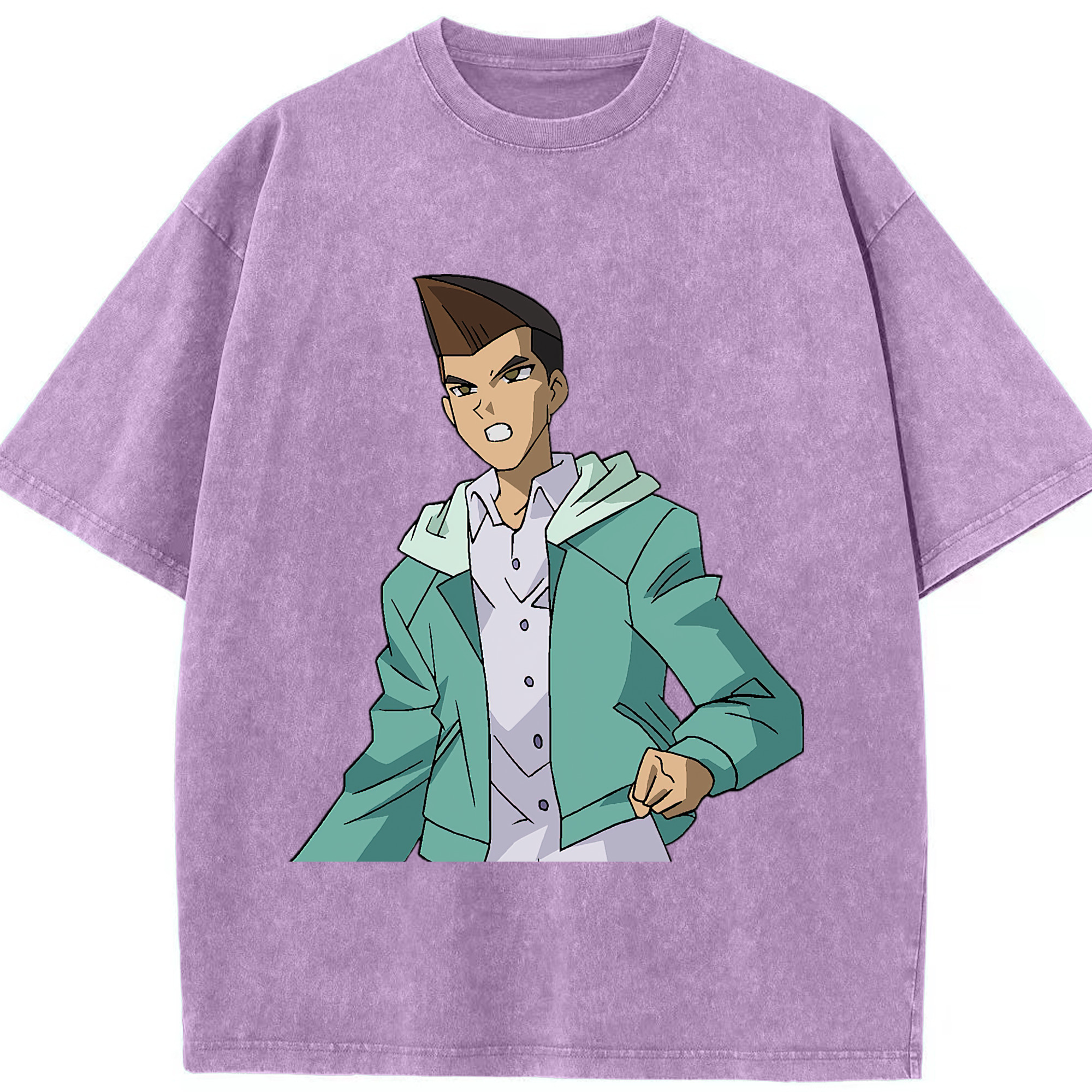 （画像用） 遊☆戯☆王 Yu-Gi-Oh! 綿100% ヴィンテージ風 半袖Tシャツ（フロントプリント）