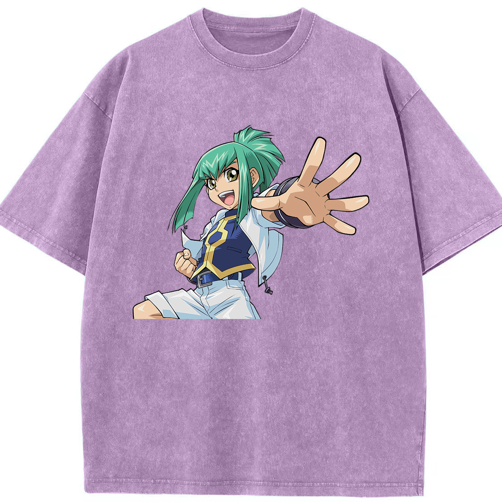 （画像用） 遊☆戯☆王 Yu-Gi-Oh! 綿100% ヴィンテージ風 半袖Tシャツ（フロントプリント）
