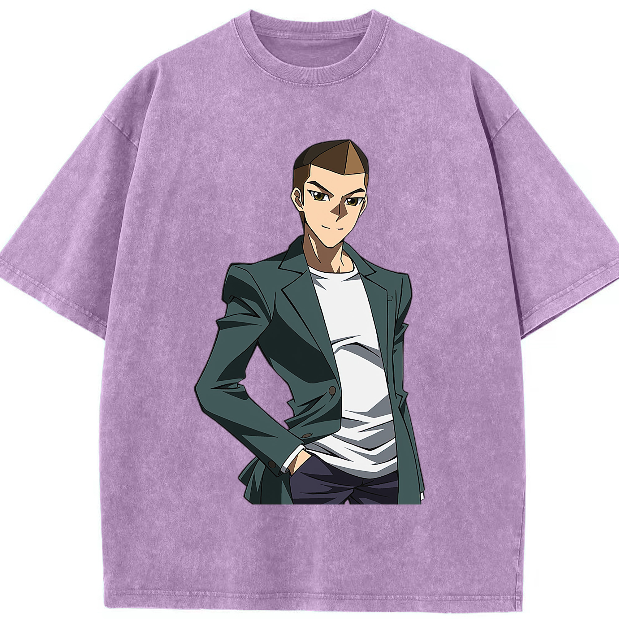 （画像用） 遊☆戯☆王 Yu-Gi-Oh! 綿100% ヴィンテージ風 半袖Tシャツ（フロントプリント）