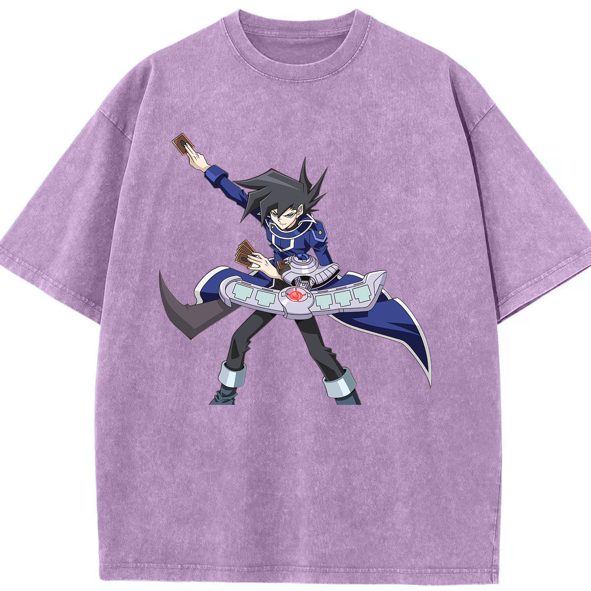 （画像用） 遊☆戯☆王 Yu-Gi-Oh! 綿100% ヴィンテージ風 半袖Tシャツ（フロントプリント）