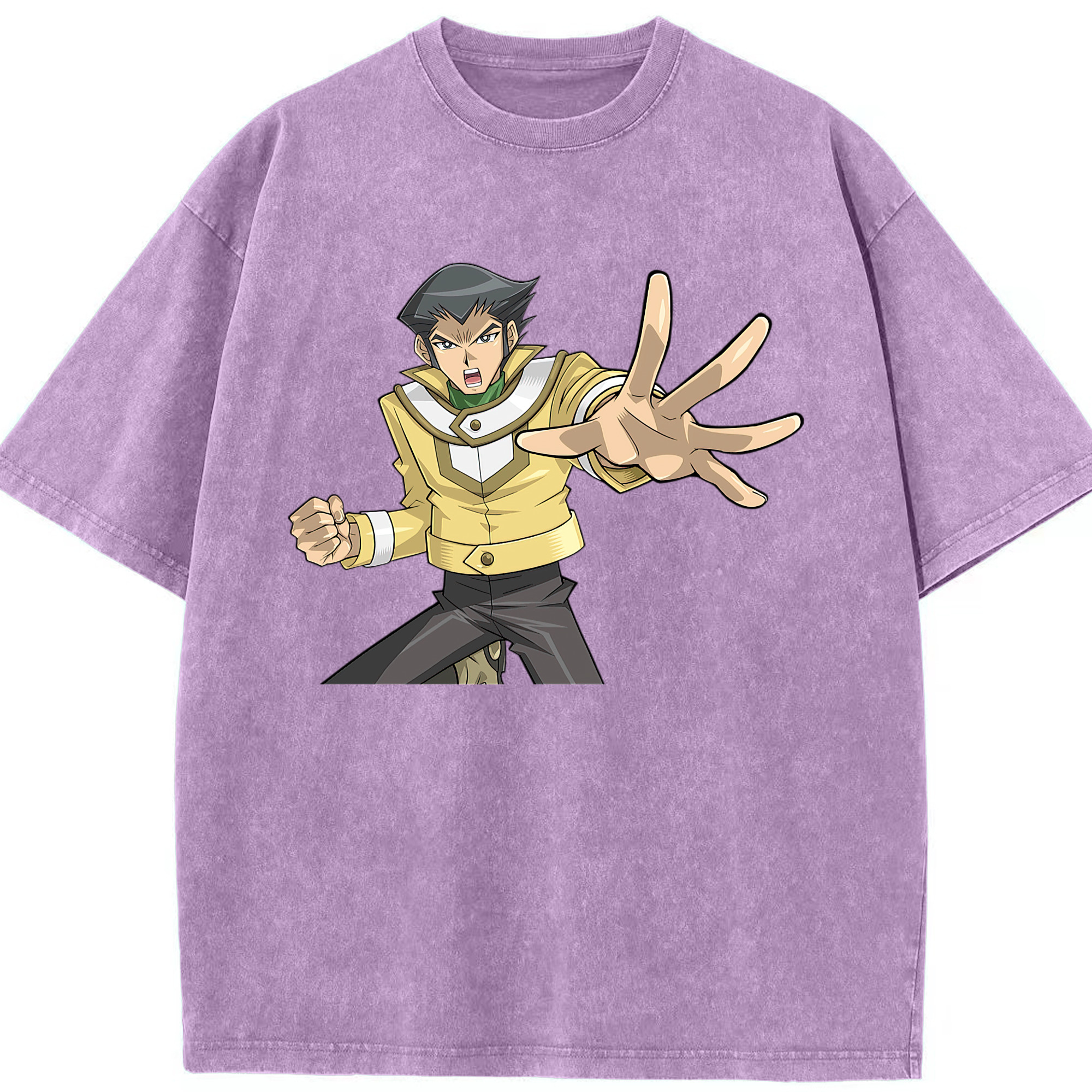 （画像用） 遊☆戯☆王 Yu-Gi-Oh! 綿100% ヴィンテージ風 半袖Tシャツ（フロントプリント）