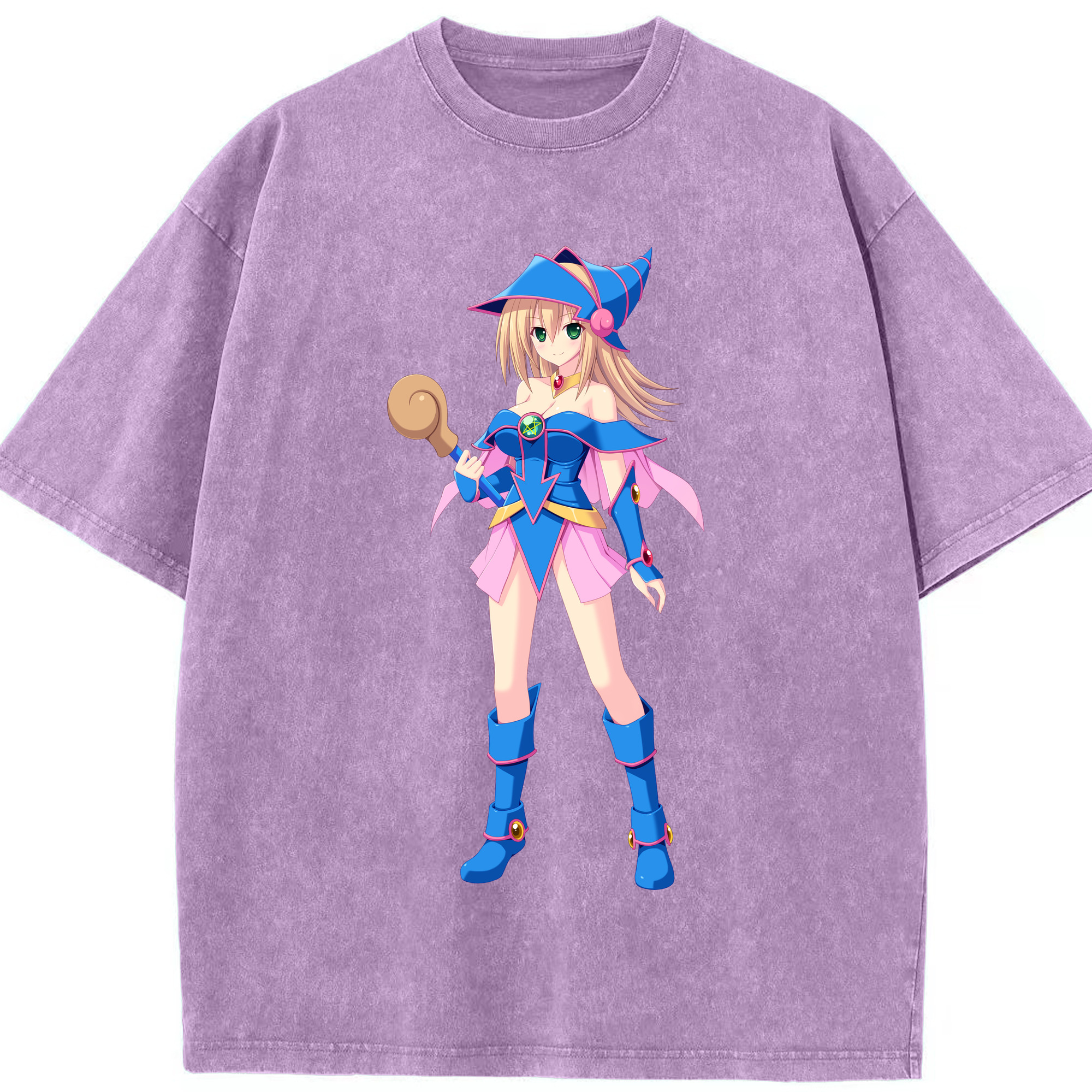 （画像用） 遊☆戯☆王 Yu-Gi-Oh! 綿100% ヴィンテージ風 半袖Tシャツ（フロントプリント）