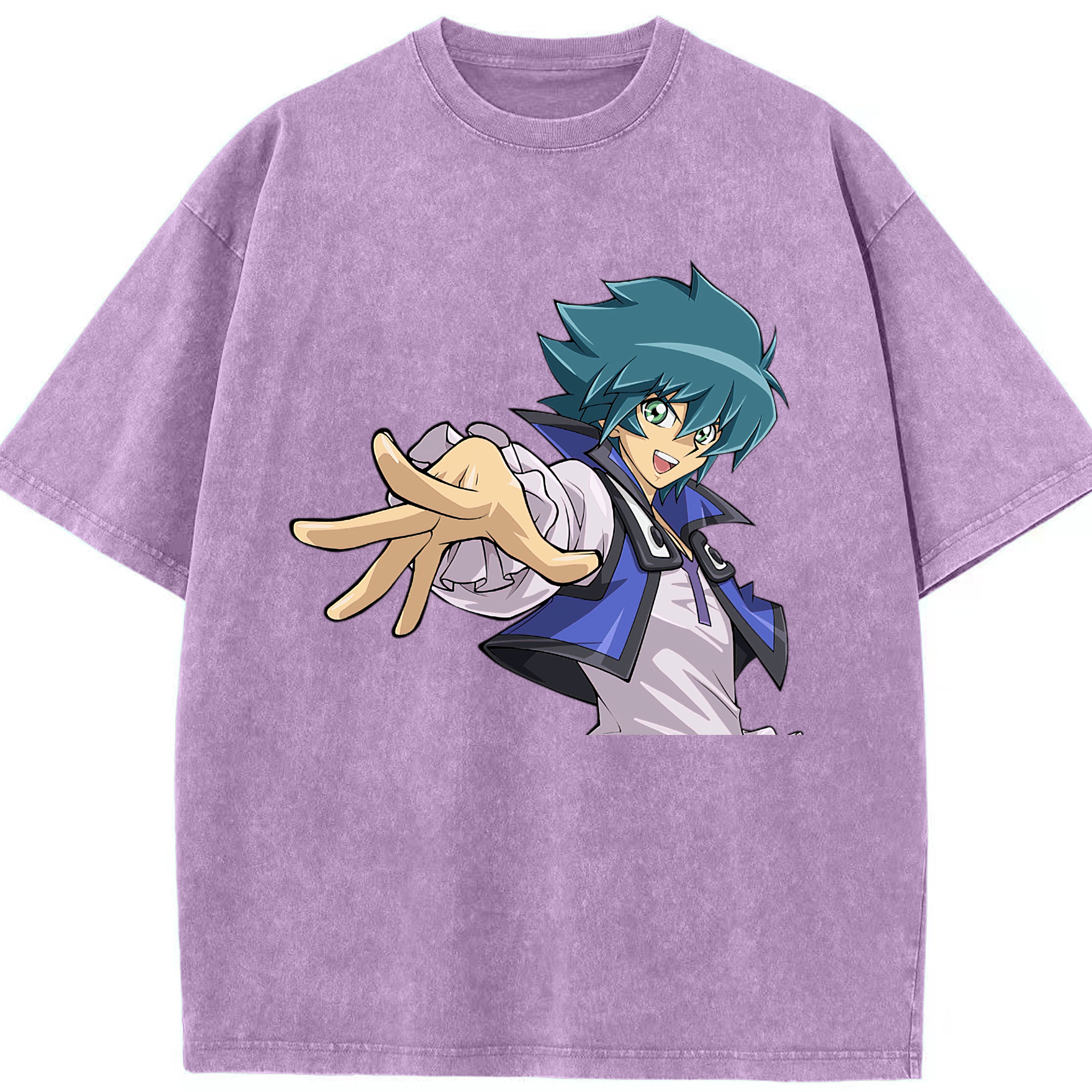 （画像用） 遊☆戯☆王 Yu-Gi-Oh! 綿100% ヴィンテージ風 半袖Tシャツ（フロントプリント）