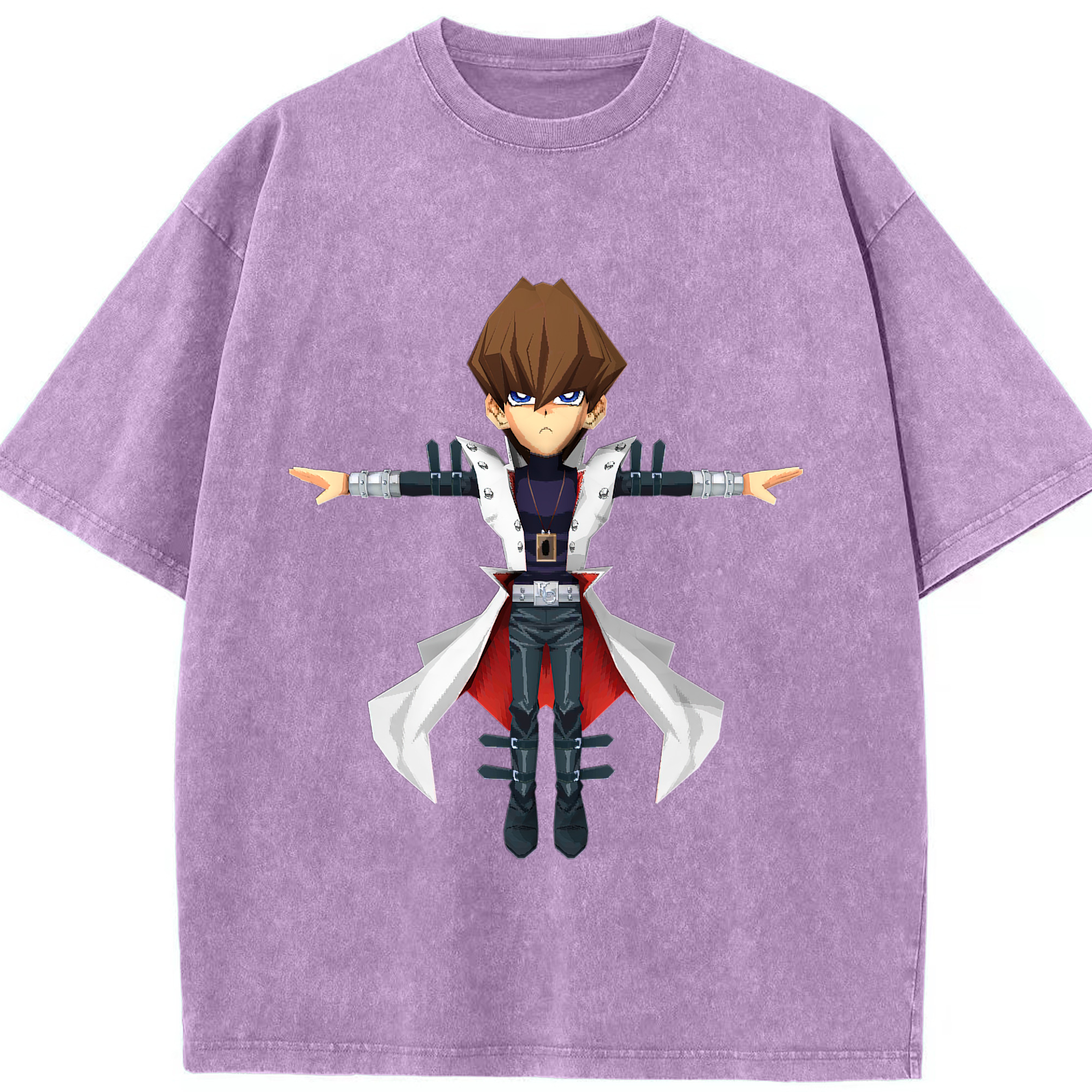 （画像用） 遊☆戯☆王 Yu-Gi-Oh! 綿100% ヴィンテージ風 半袖Tシャツ（フロントプリント）