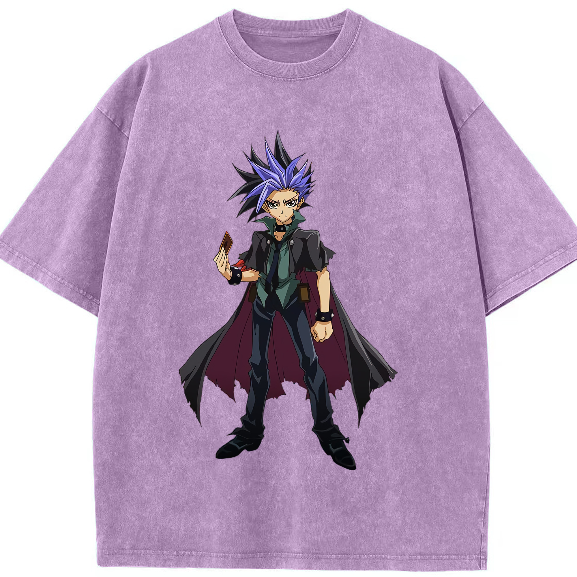 （画像用） 遊☆戯☆王 Yu-Gi-Oh! 綿100% ヴィンテージ風 半袖Tシャツ（フロントプリント）