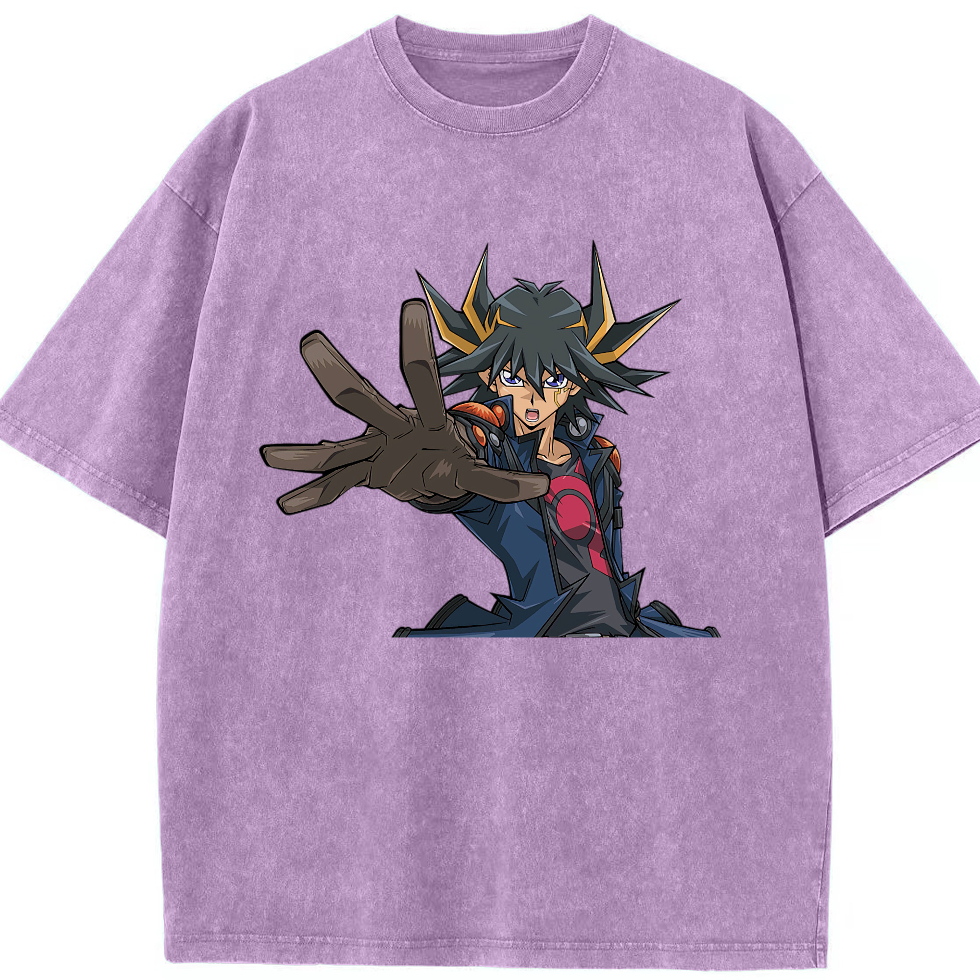 （画像用） 遊☆戯☆王 Yu-Gi-Oh! 綿100% ヴィンテージ風 半袖Tシャツ（フロントプリント）
