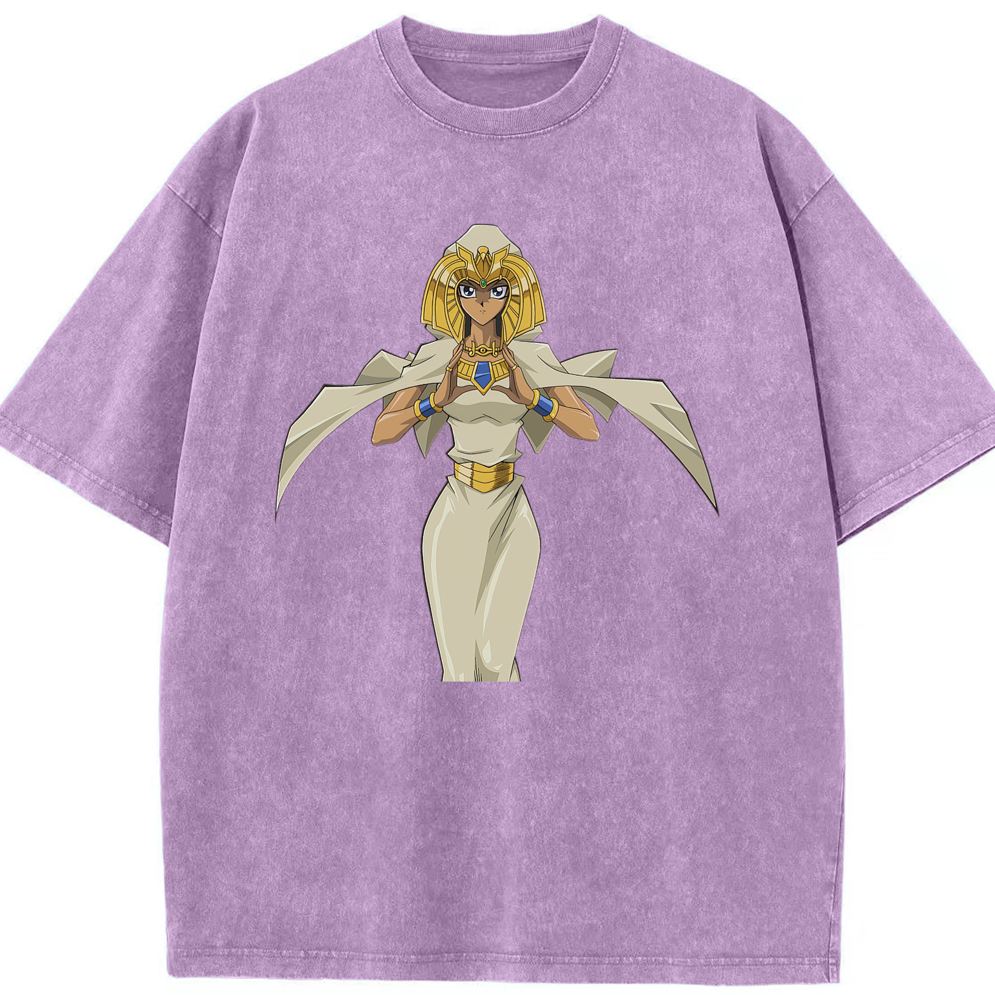 （画像用） 遊☆戯☆王 Yu-Gi-Oh! 綿100% ヴィンテージ風 半袖Tシャツ（フロントプリント）