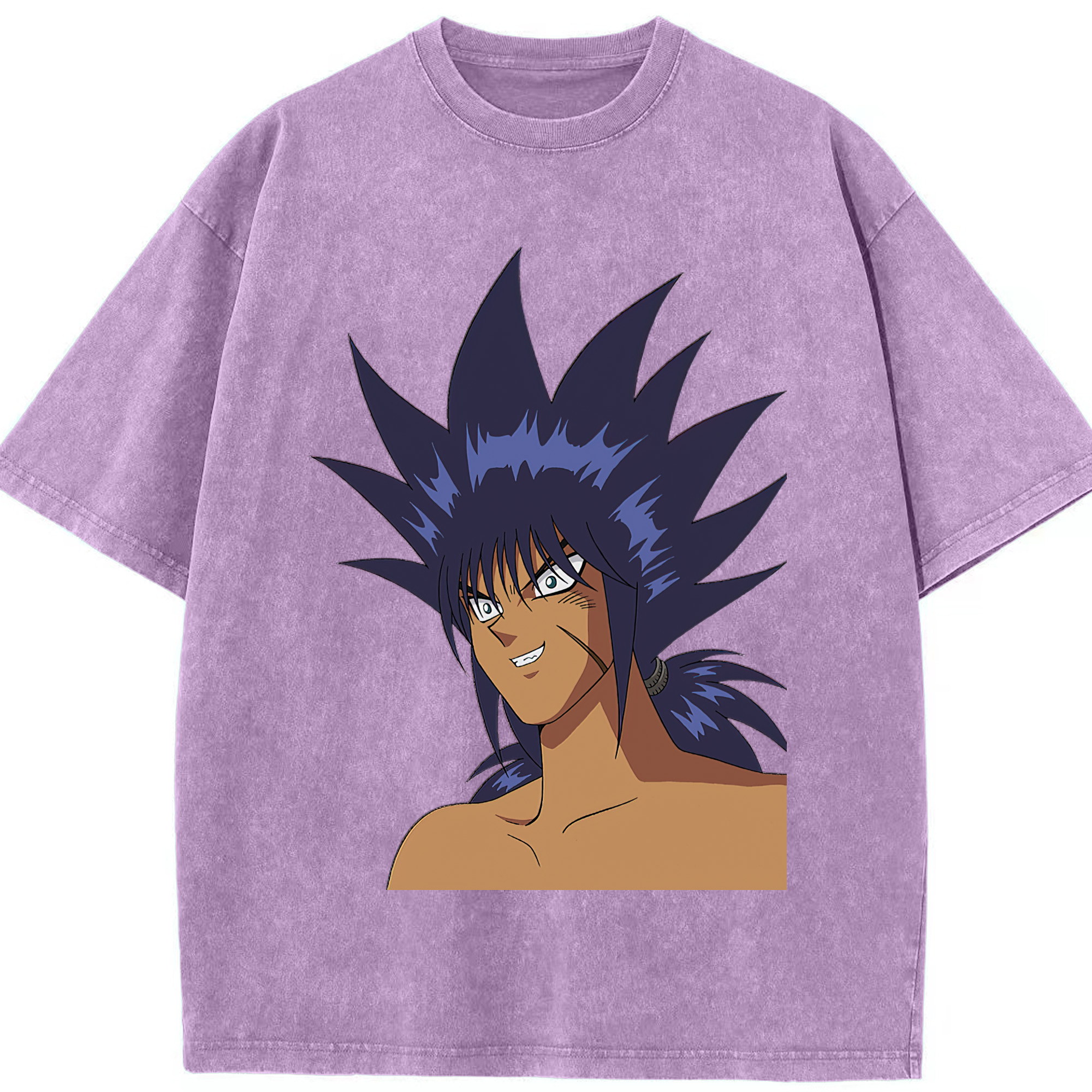 （画像用） 遊☆戯☆王 Yu-Gi-Oh! 綿100% ヴィンテージ風 半袖Tシャツ（フロントプリント）
